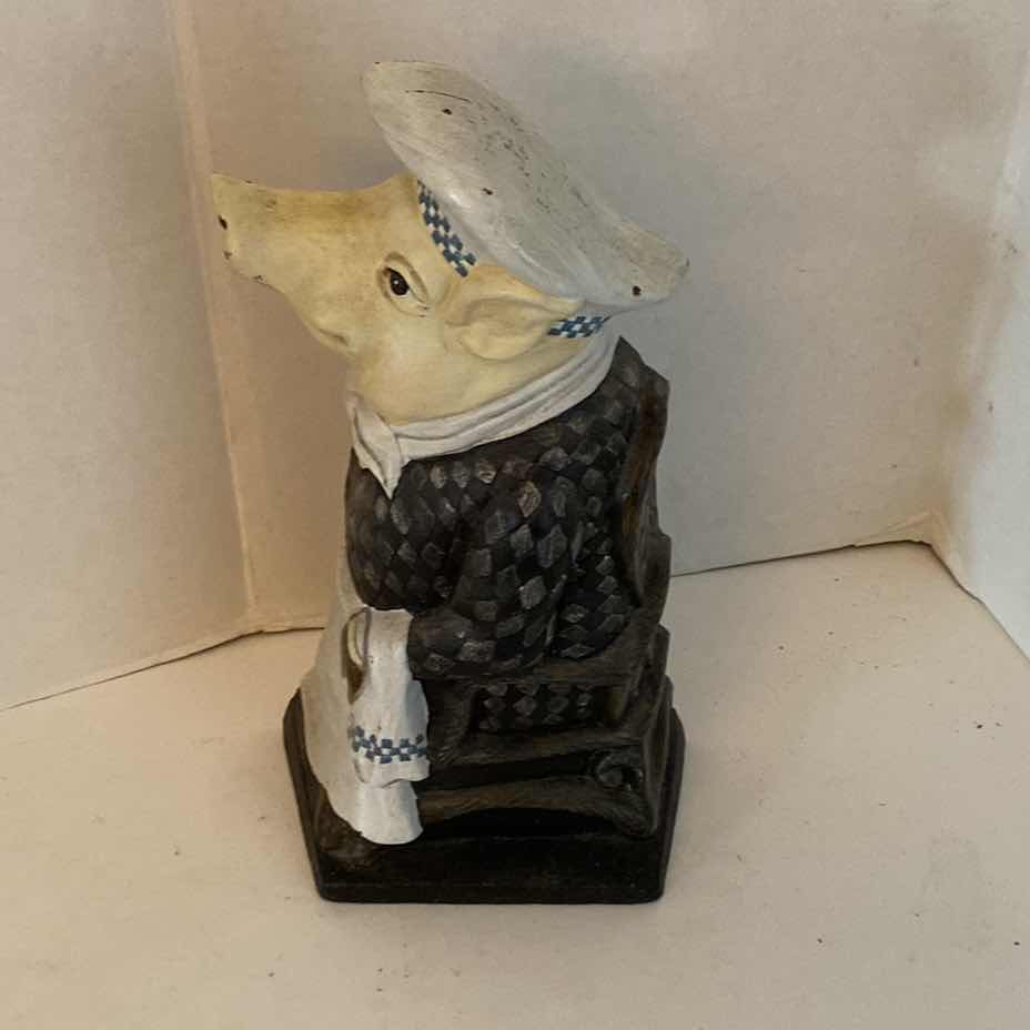 Photo 1 of CAST IRON PIG CHEF DOOR STOP H 12”
