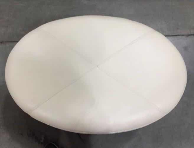 Photo 1 of OVAL OTTOMAN 48” x H17”