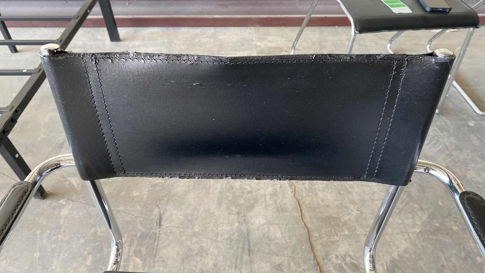 Photo 1 of CAMDEN TS  BLACK ABD CHROME MODERN CHAIRS (sold separately total of 5 available)