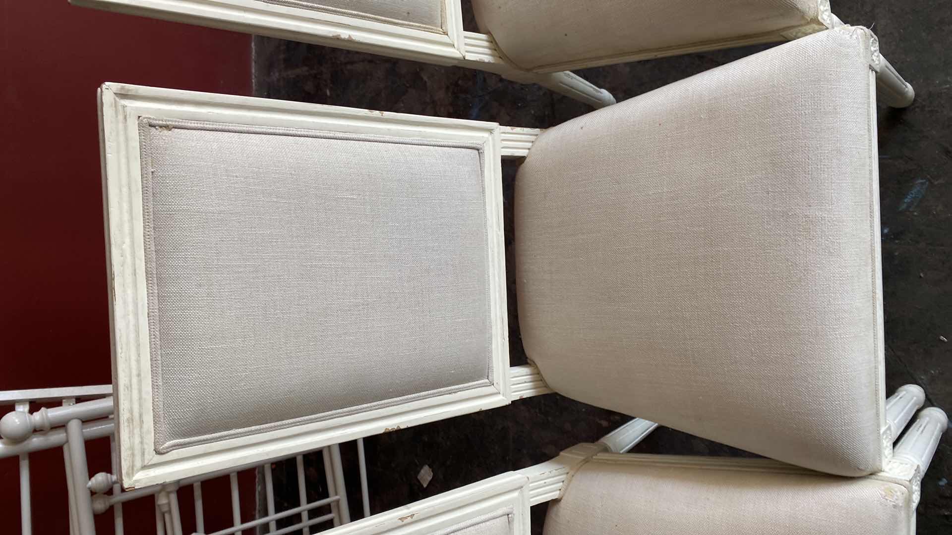 Photo 1 of LOT OF 6 DINING CHAIRS - NEED TO BE REUPHOLSTERED