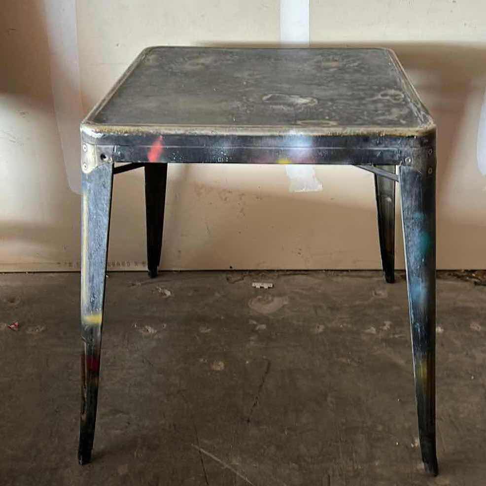 Photo 1 of METAL BAR HEIGHT TABLE 26” x 26” x 30”