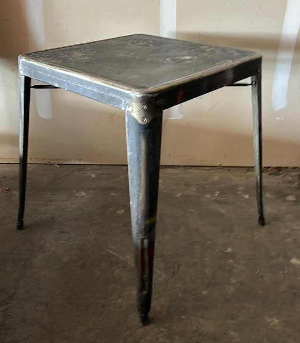 Photo 1 of METAL BAR HEIGHT TABLE 26” x 26” x 30”