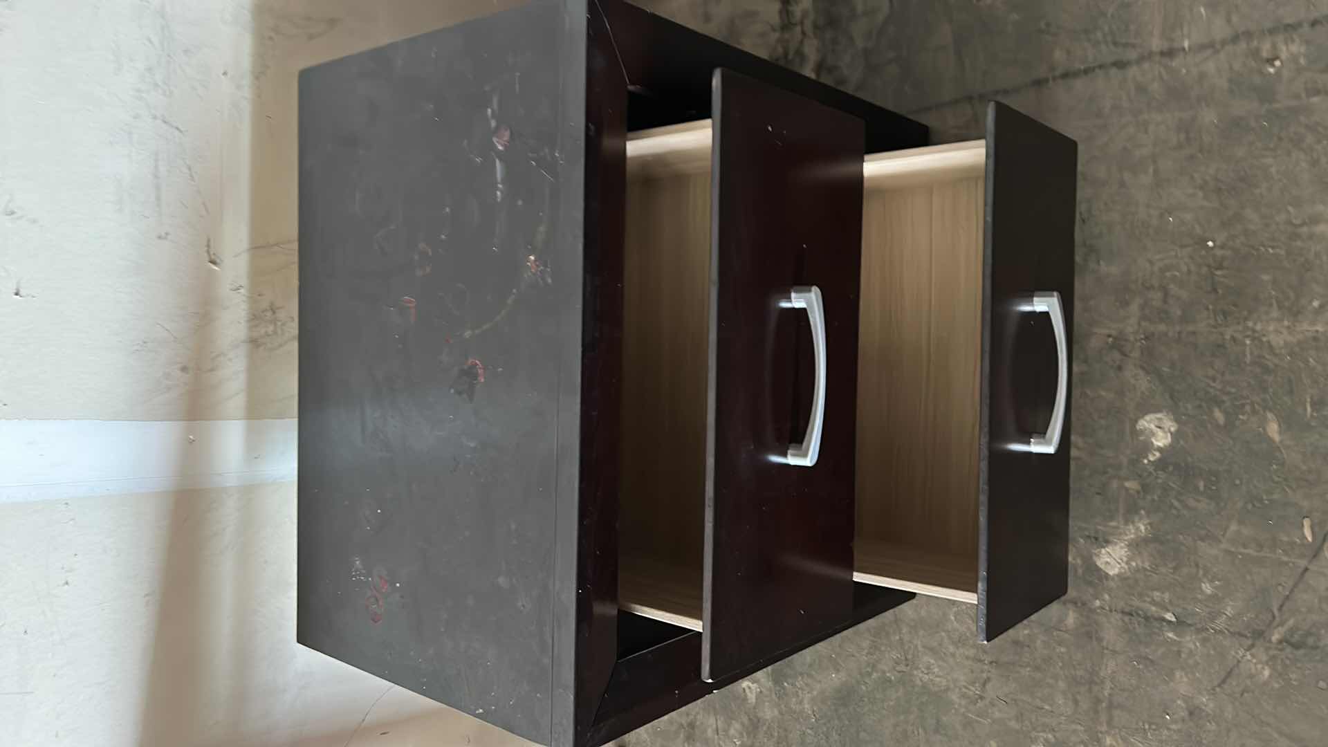 Photo 1 of BLACK NIGHTSTAND 23 3/4” x 16 3/4” x 24 3/4”