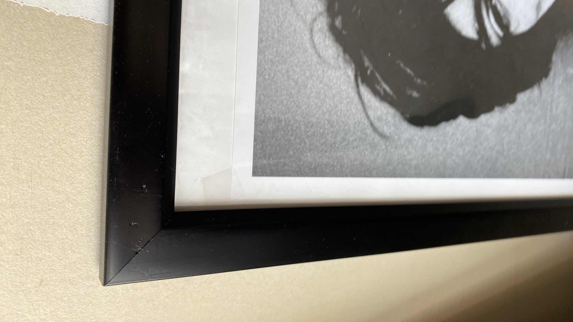 Photo 1 of FRAMED MICK JAGGER LONDON 1975 POSTER ARTWORK 26“ x 38 1/2”