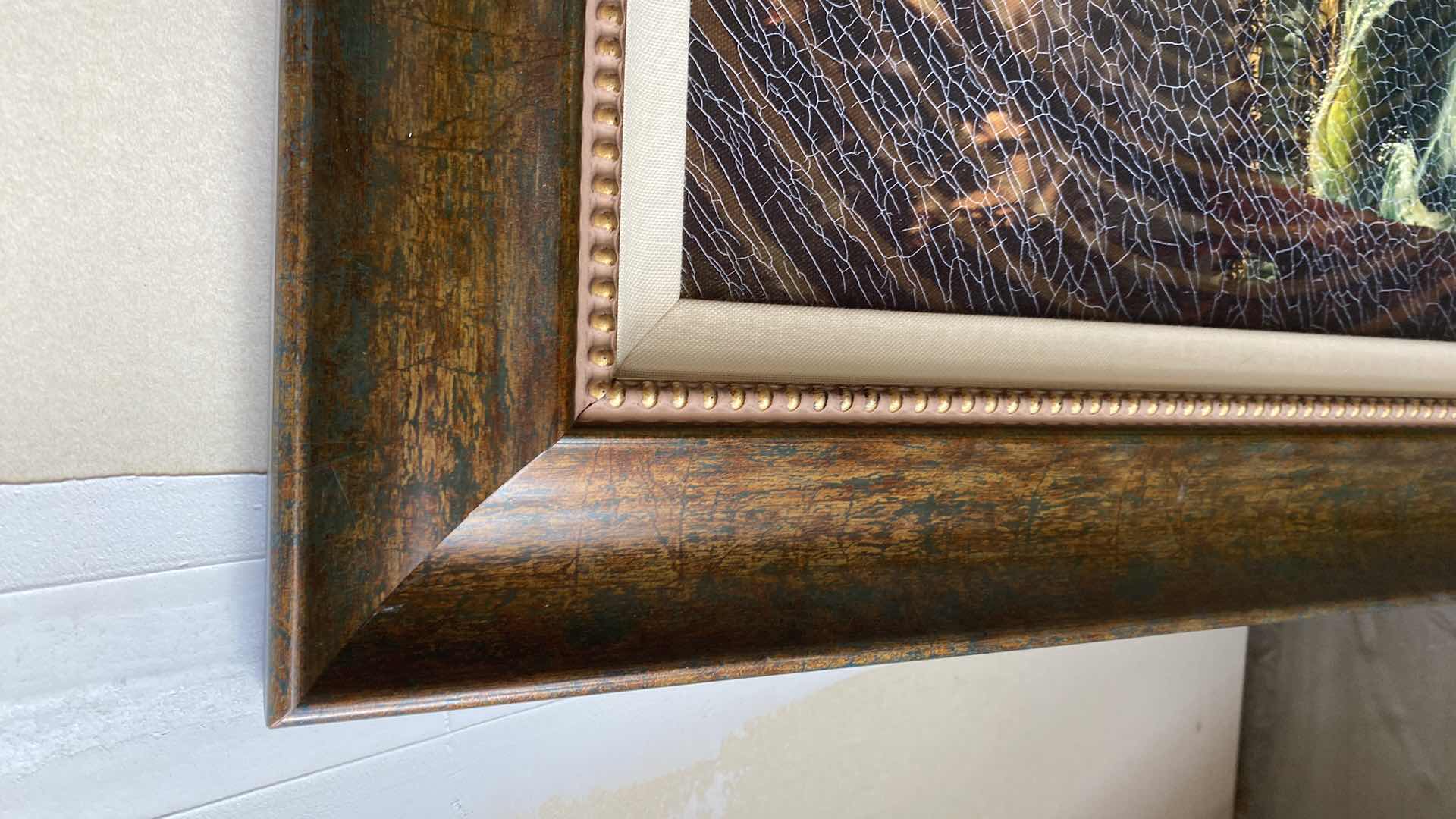 Photo 4 of FRAMED RICK RIETVELD "PEACE MAKER" SIGNED CANVAS ARTWORK 25” x 31 1/2”