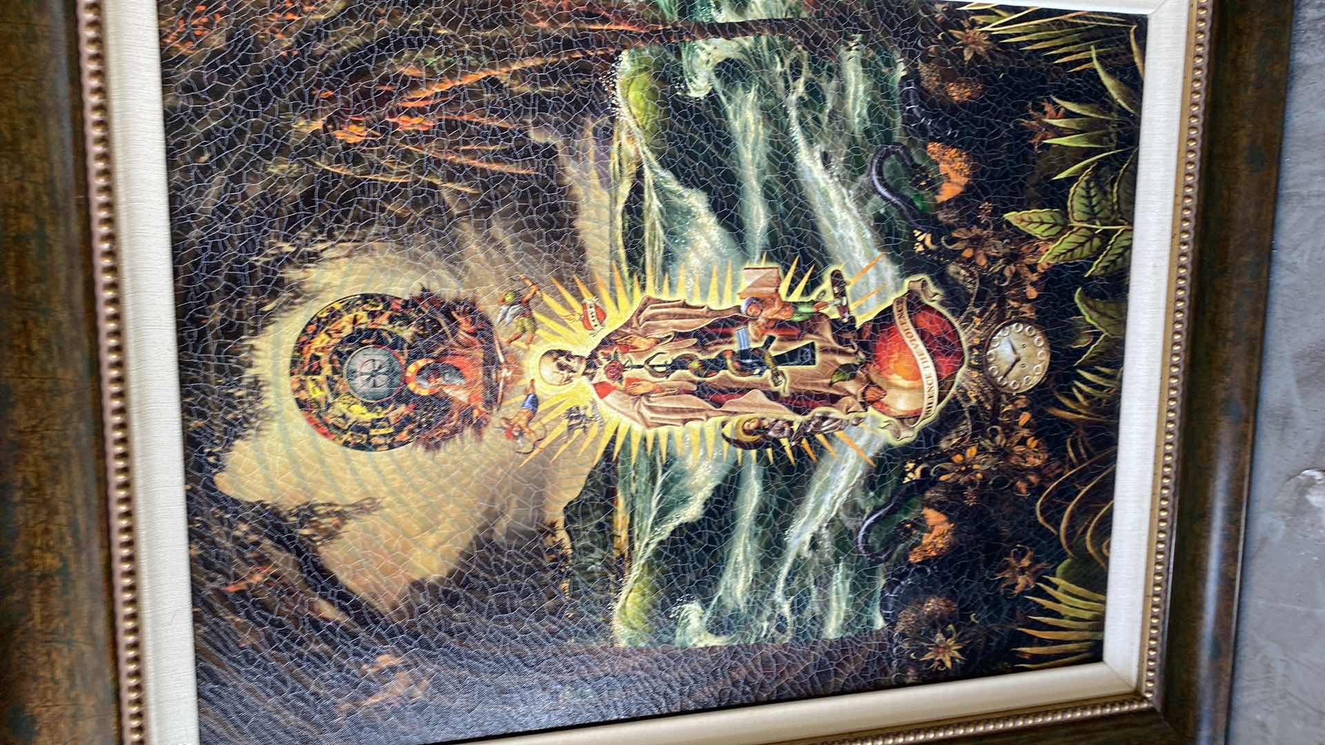 Photo 1 of FRAMED RICK RIETVELD "PEACE MAKER" SIGNED CANVAS ARTWORK 25” x 31 1/2”