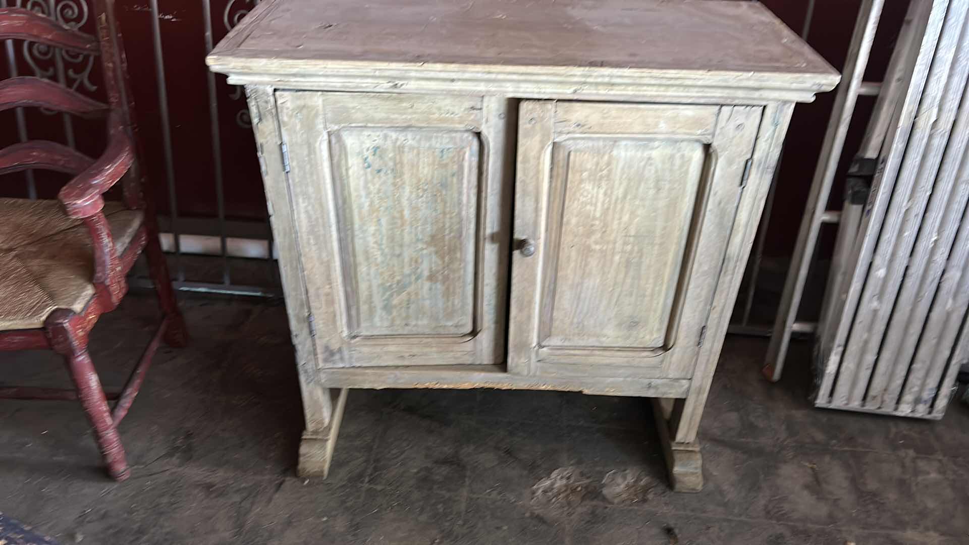 Photo 1 of RUSTIC WOOD CABINET 
38 1/2“ x 17“ x 37 3/4“