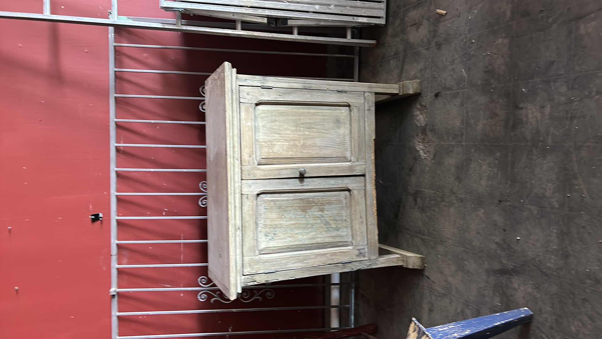 Photo 1 of RUSTIC WOOD CABINET 
38 1/2“ x 17“ x 37 3/4“