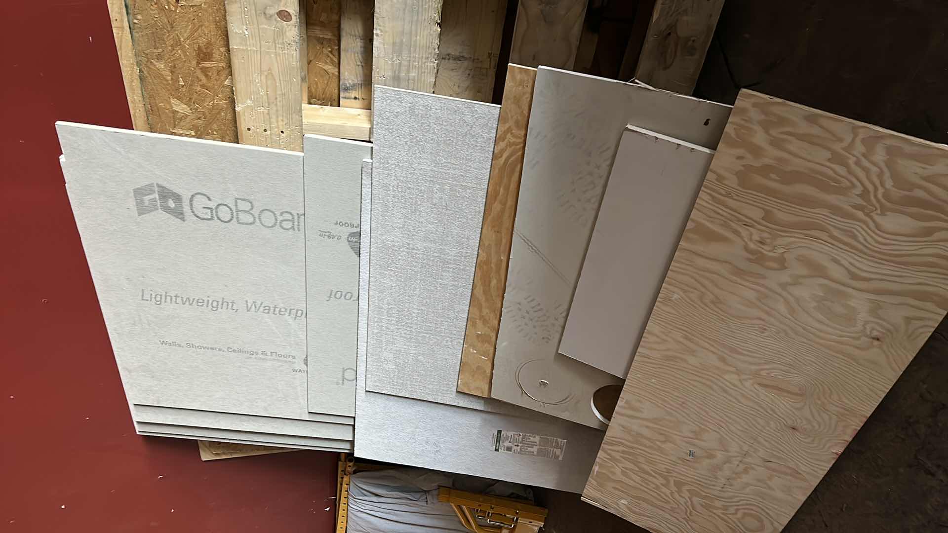 Photo 1 of BUILDING SUPPLIES, CEMENT BOARDS, DRY WALL AND MORE