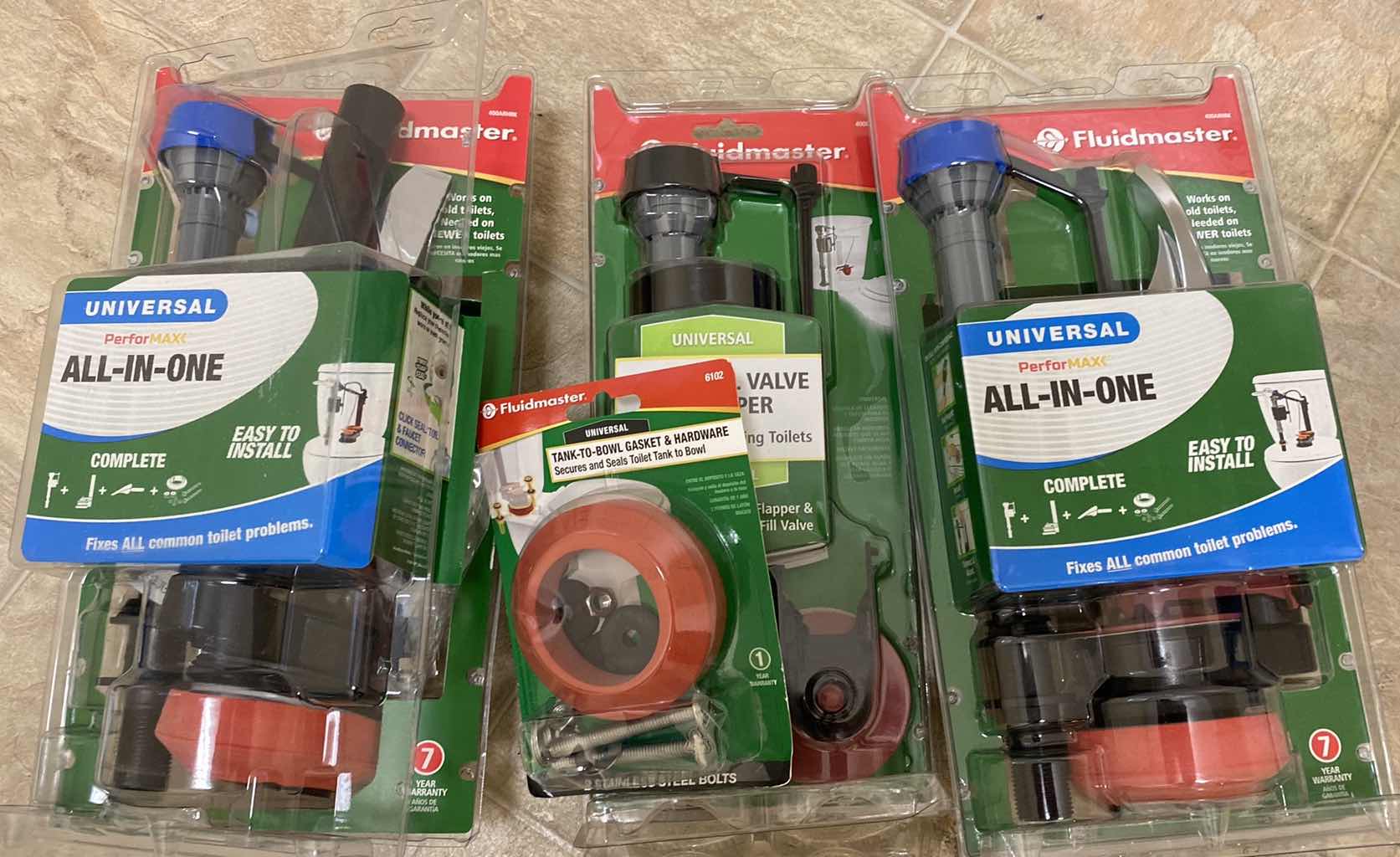 Photo 1 of FLUIDMASTER TOILET KITS