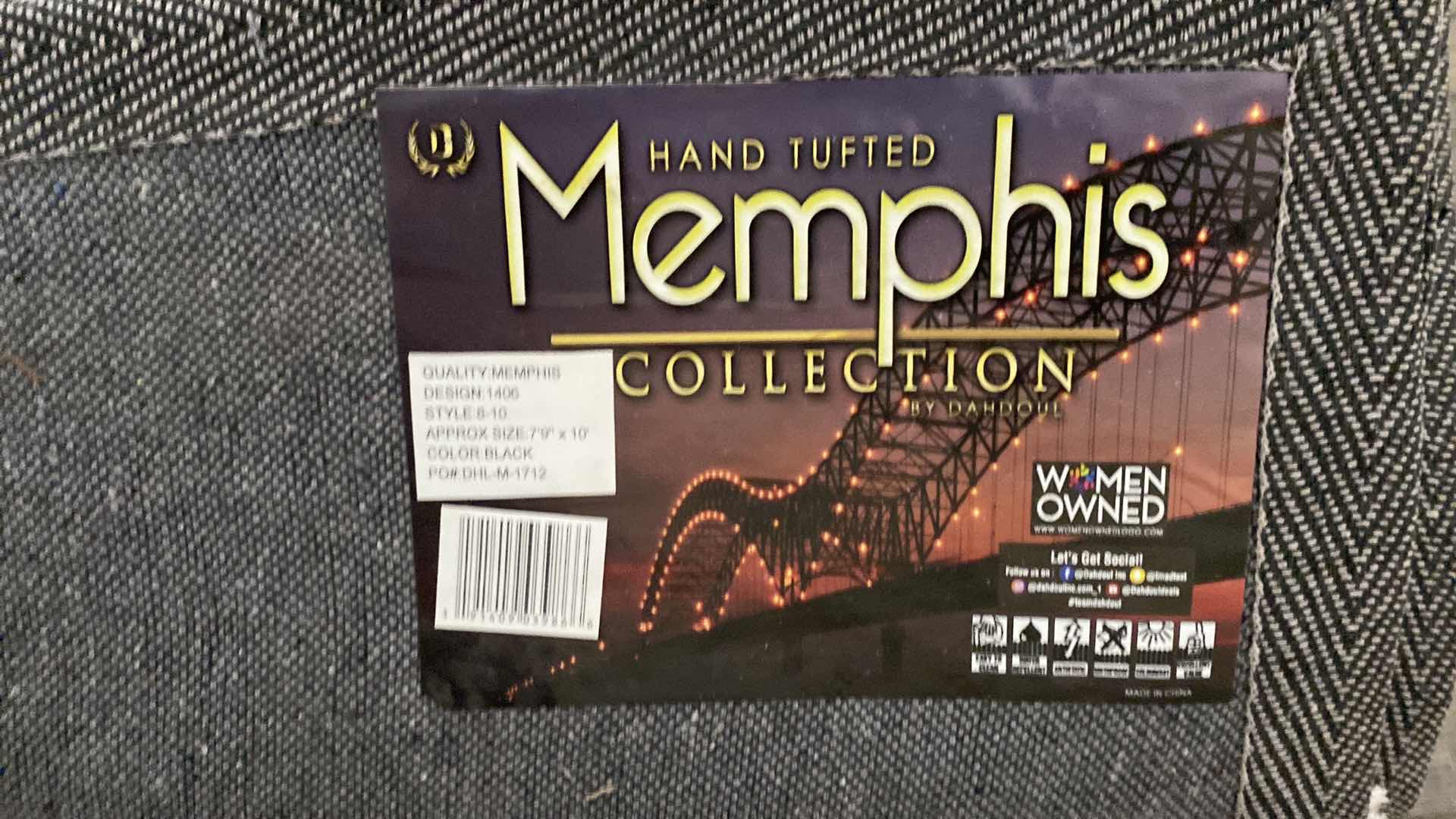 Photo 1 of NEW MEMPHIS COLLECTION AREA RUG DESIGN 1406 7 feet 9” x 10’