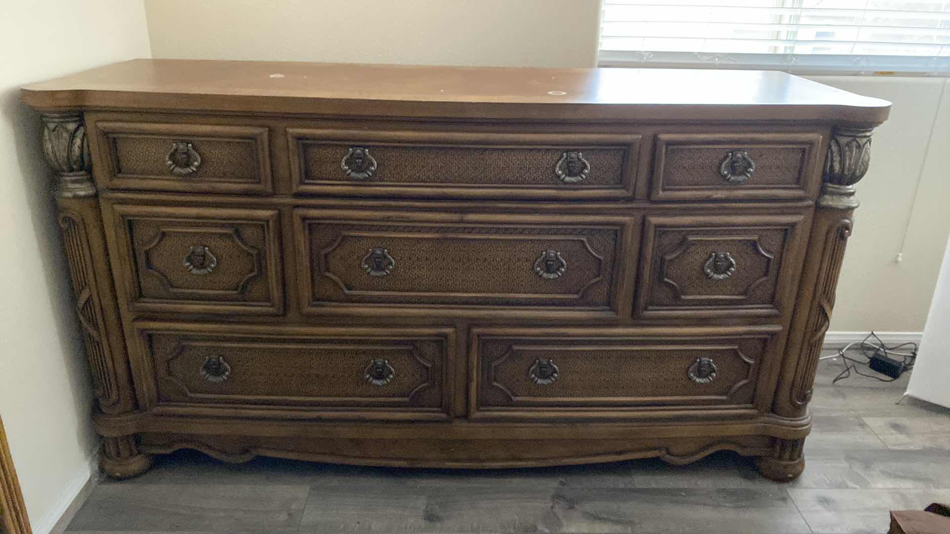 View 1 of MILLENNIAL BY ASHLEY WOOD 8 DRAWER DRESSER 72“ x 22“ H 38” (BED NIGHT STAND AND CHEST SOLD SEPARATELY)