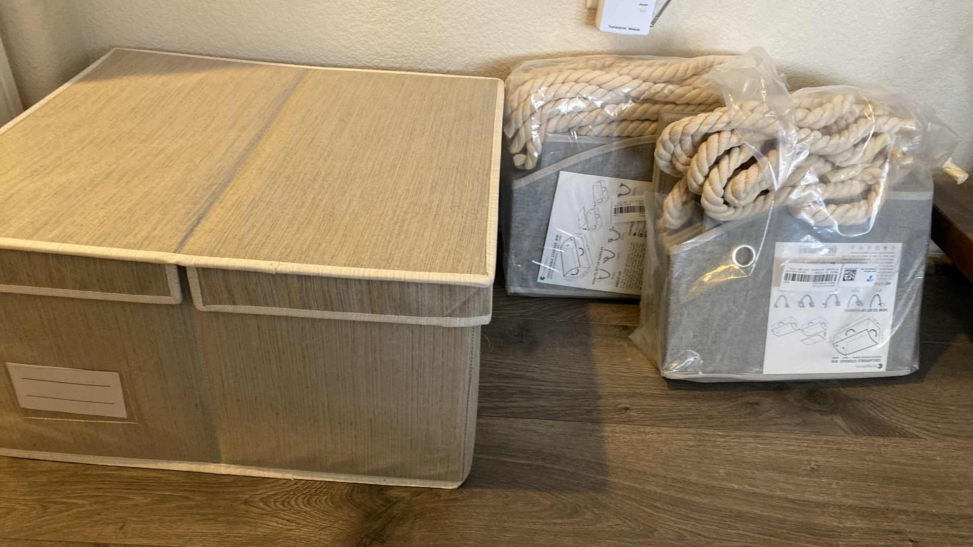 Photo 1 of 1 COLLAPSABLE STORAGE BOX AND 6 BINS NO LIDS