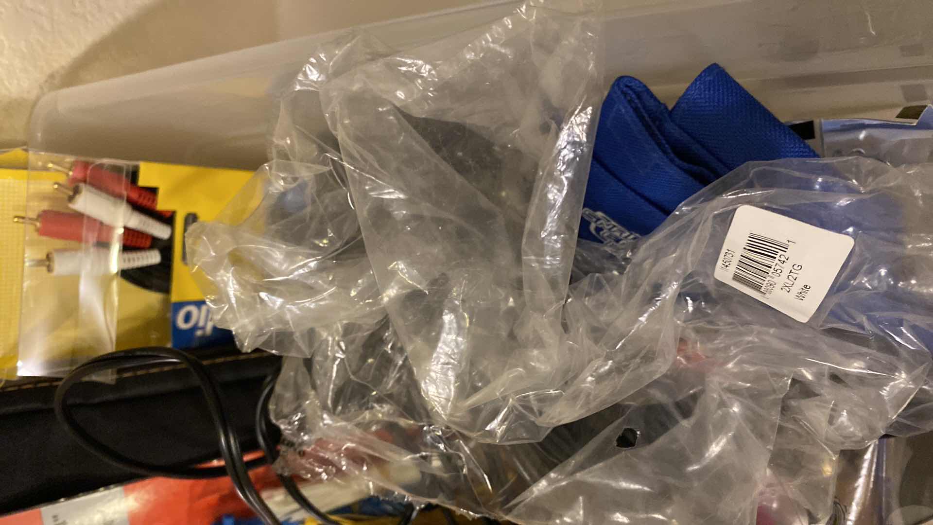 Photo 1 of BOX OF AUDIO CORDS AND MORE