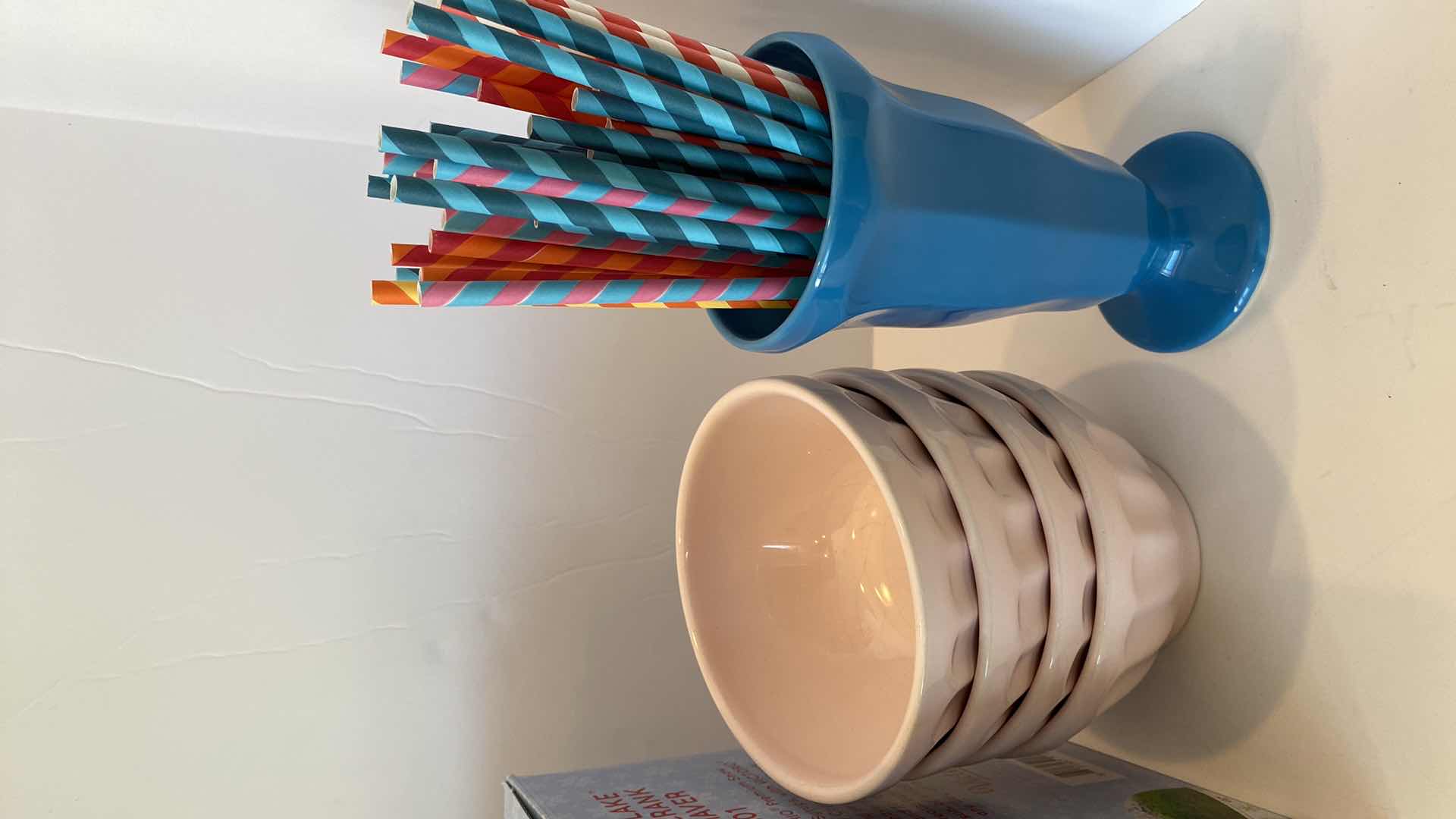 Photo 1 of CONTENTS OF KITCHEN CABINET ICE SHAVER BOWLS