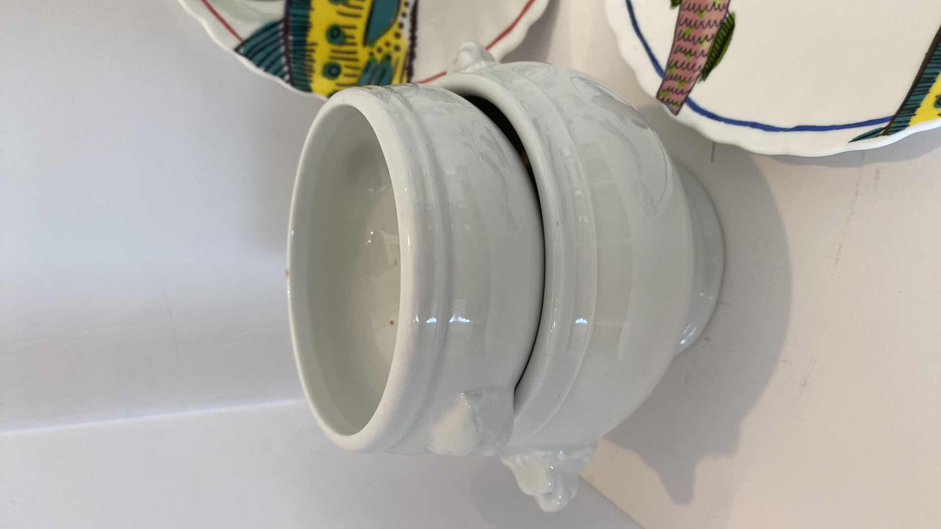 Photo 1 of CONTENTS OF KITCHEN CABINET SOUP BOWLS AND APPETIZER PLATES