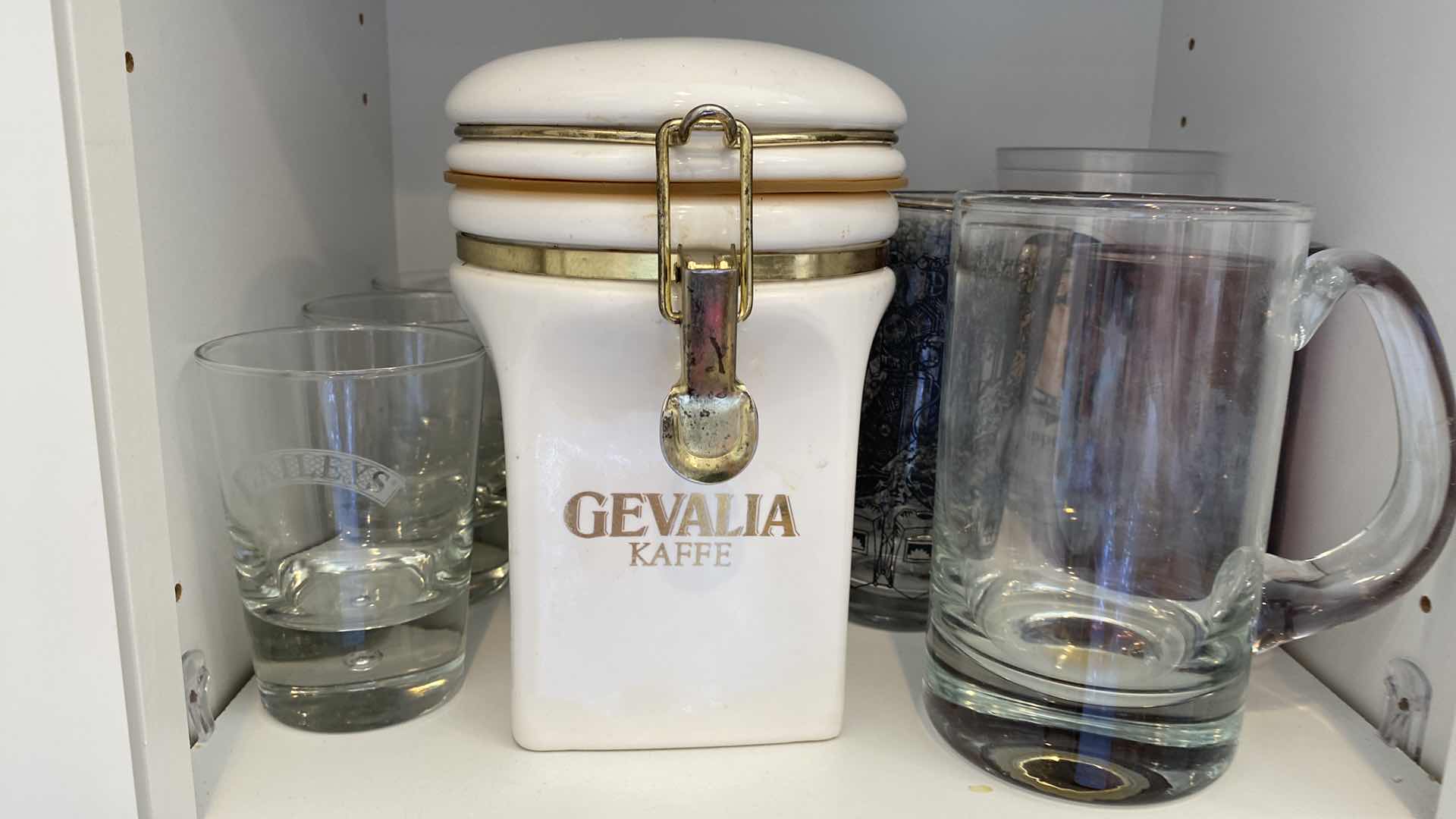 Photo 1 of CONTENTS KITCHEN CABINET GLASSWARE