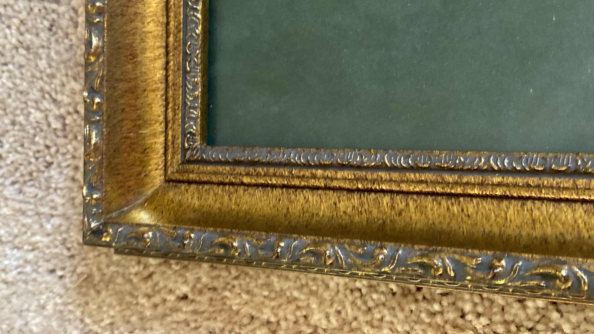 Photo 1 of GOLD FRAMED FEMALE PRINT SIGNED FROM JEZZARD GALLERIES LAS VEGAS ARTWORK 18 1/2” x 24”