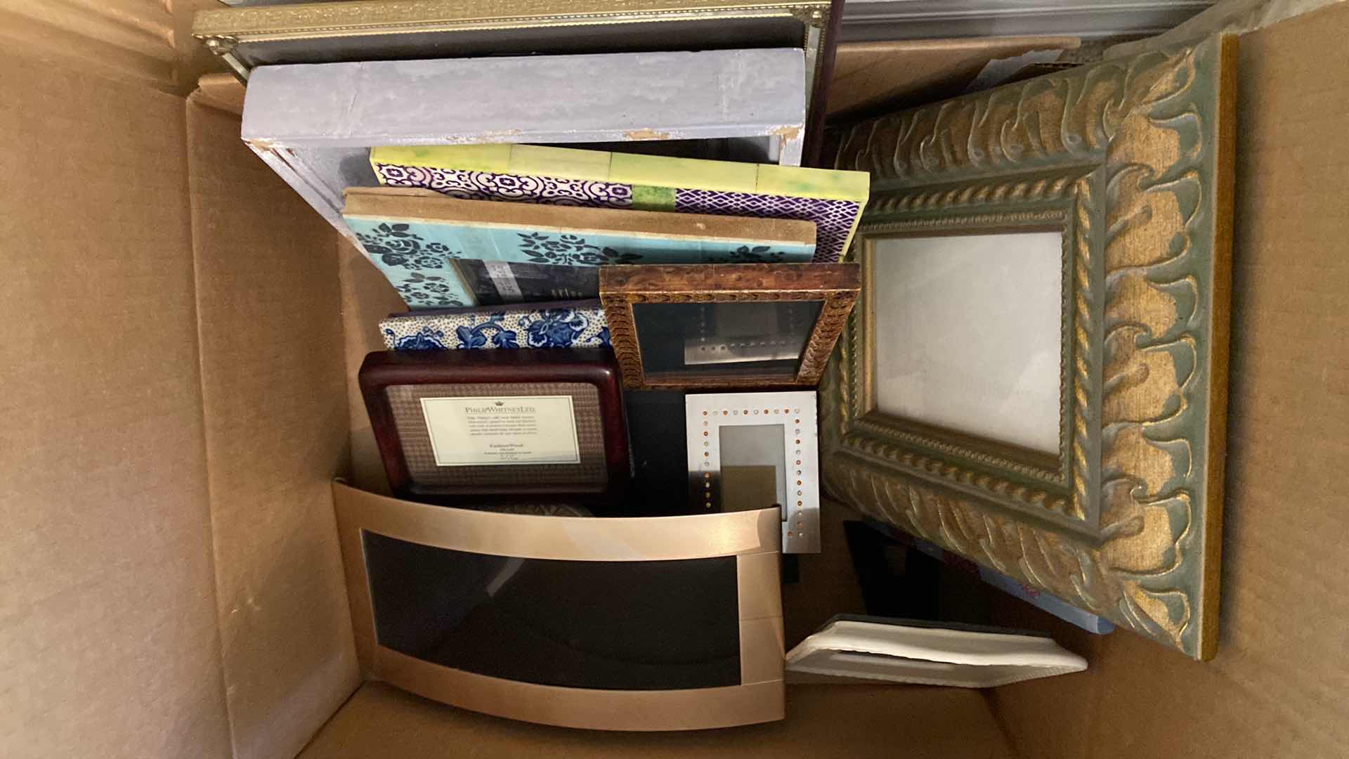 Photo 1 of BOX OF PICTURE FRAMES