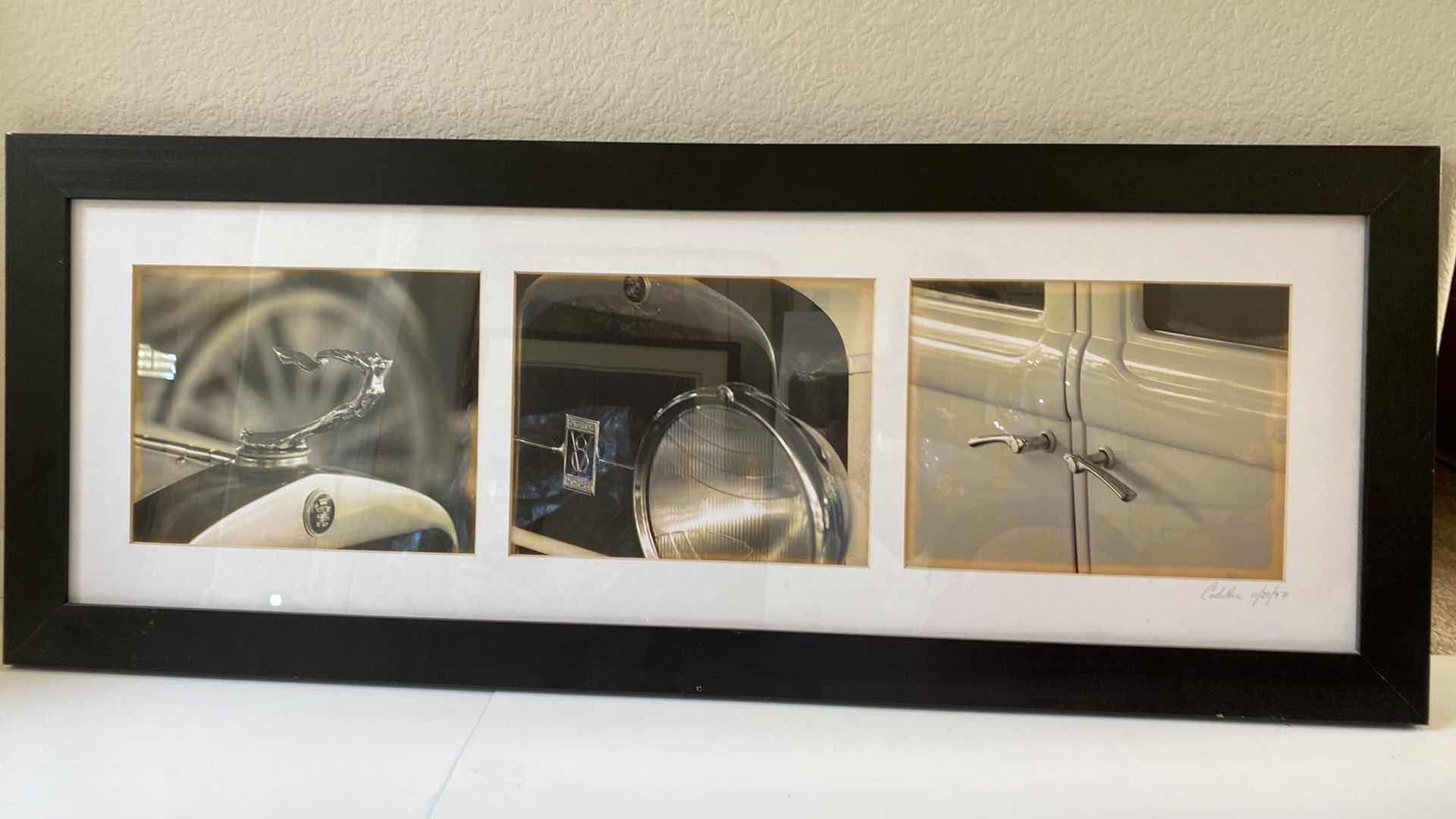 Photo 1 of FRAMED VINTAGE CADILLAC 1997 ARTWORK 37 1/2” x 14 1/2”