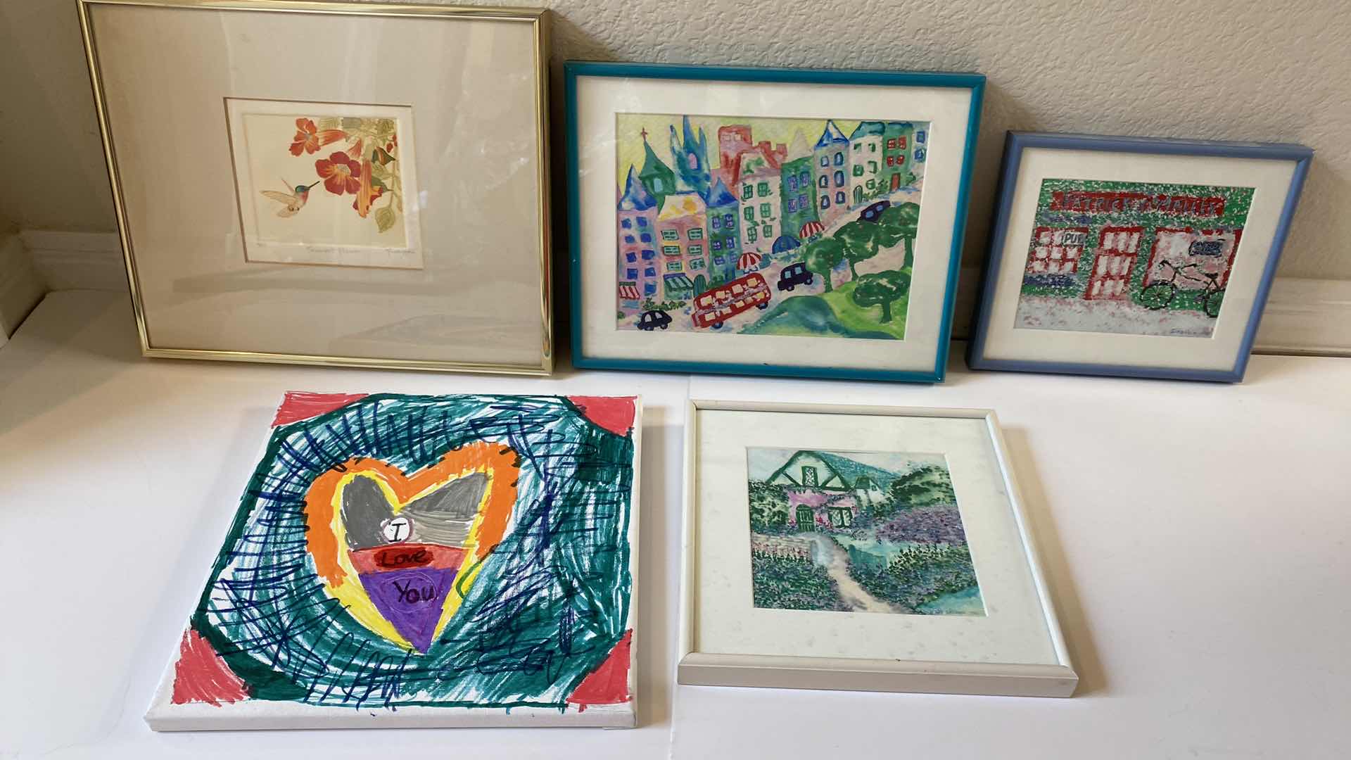 Photo 1 of ARTWORK ASSORTMENT LARGEST 12” x 10”