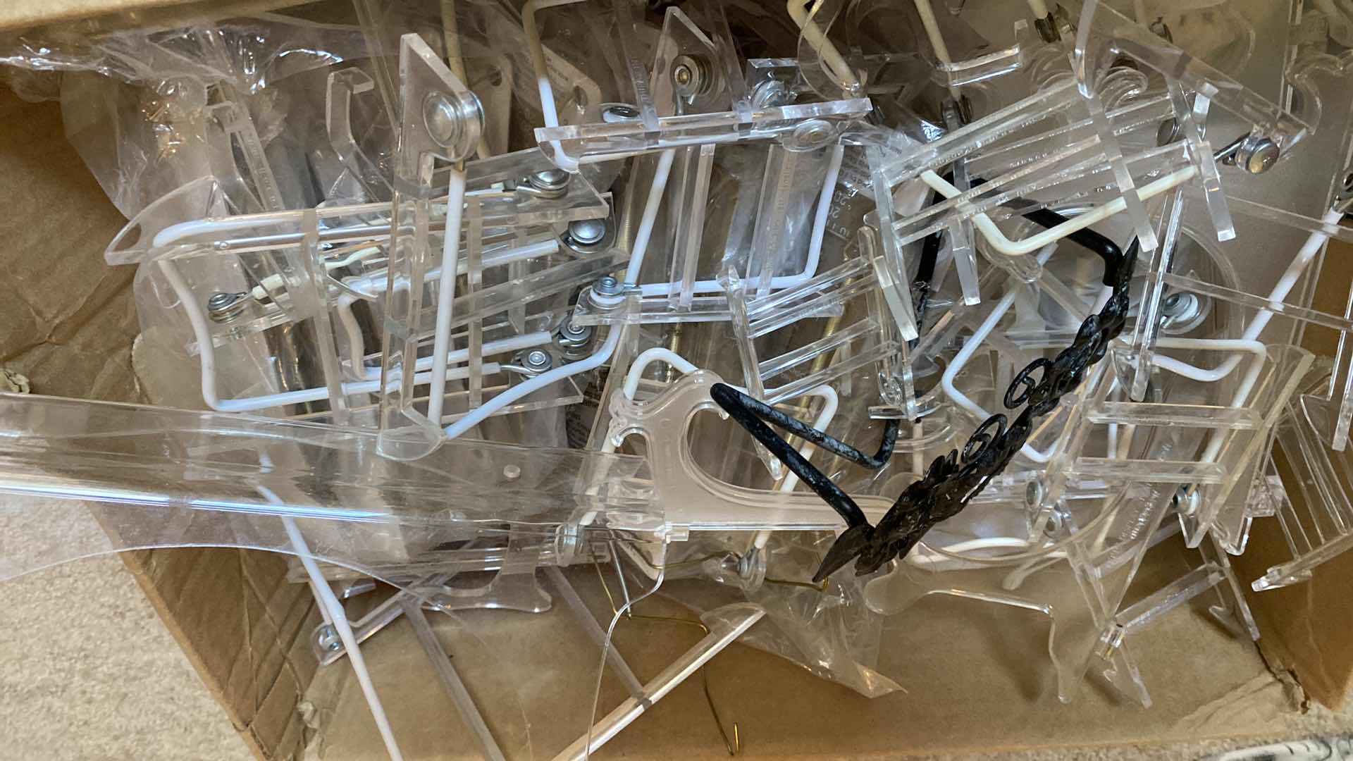 Photo 1 of BOX OF HOME DECOR STANDS