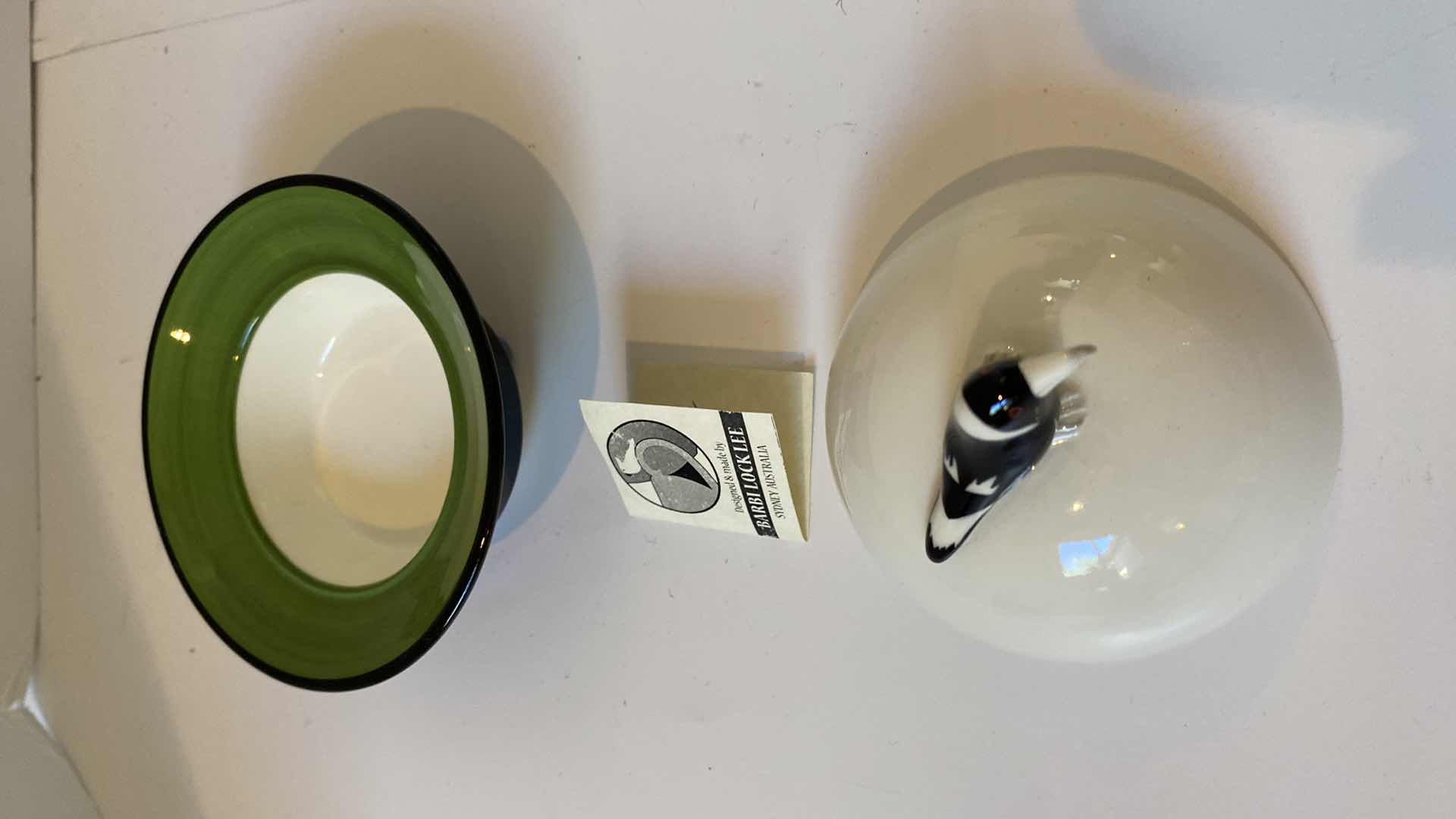 Photo 1 of CERAMIC TRINKET DISH SIGNED BY AUSTRALIAN ARTIST BARBI LOCK LEE