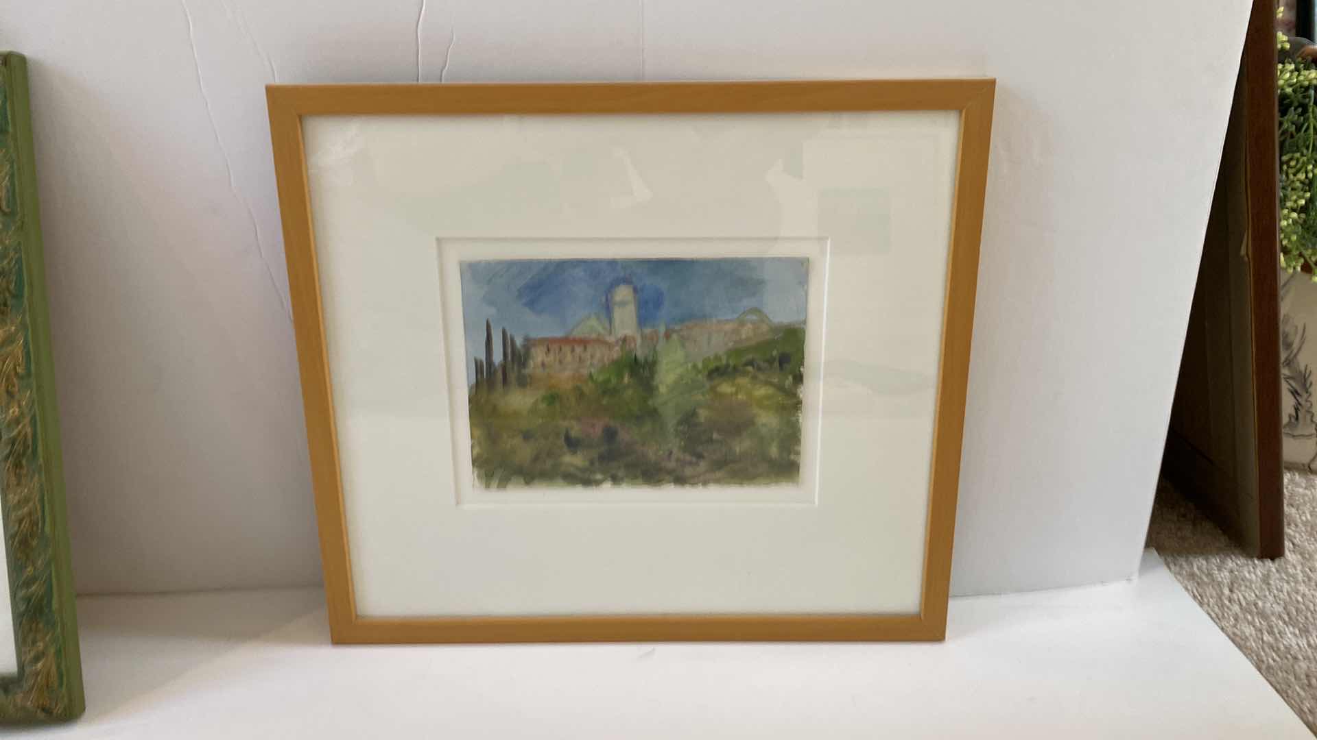 Photo 1 of FRAMED ART SIGNED HILLS AND TREES 16” x 13”