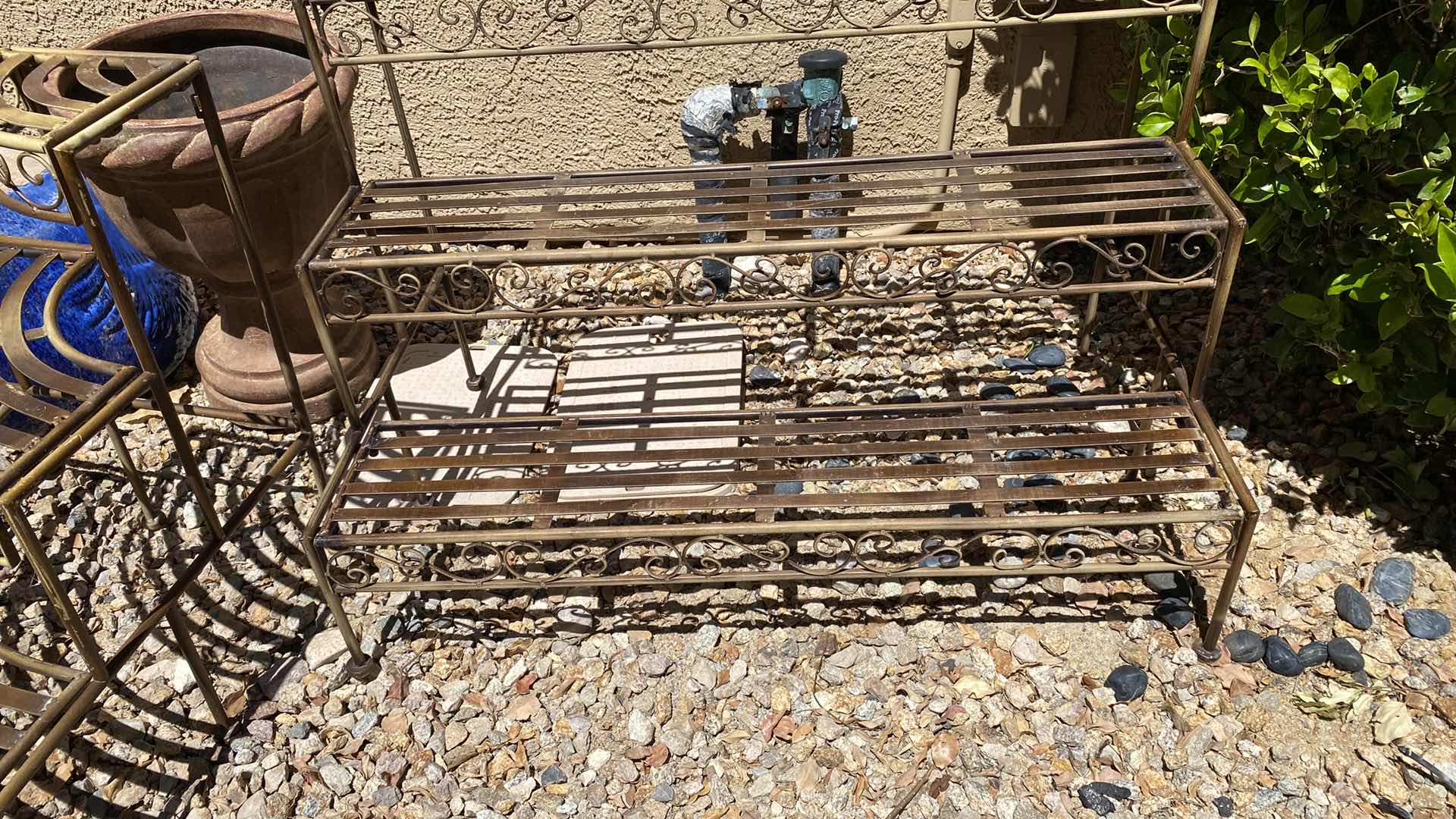 Photo 1 of 2 PLANT STANDS LARGEST 40” x 23” H 28”