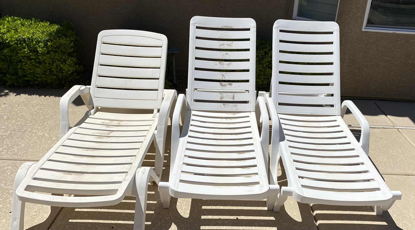 Photo 1 of 3 RESIN CHAISE LOUNGES