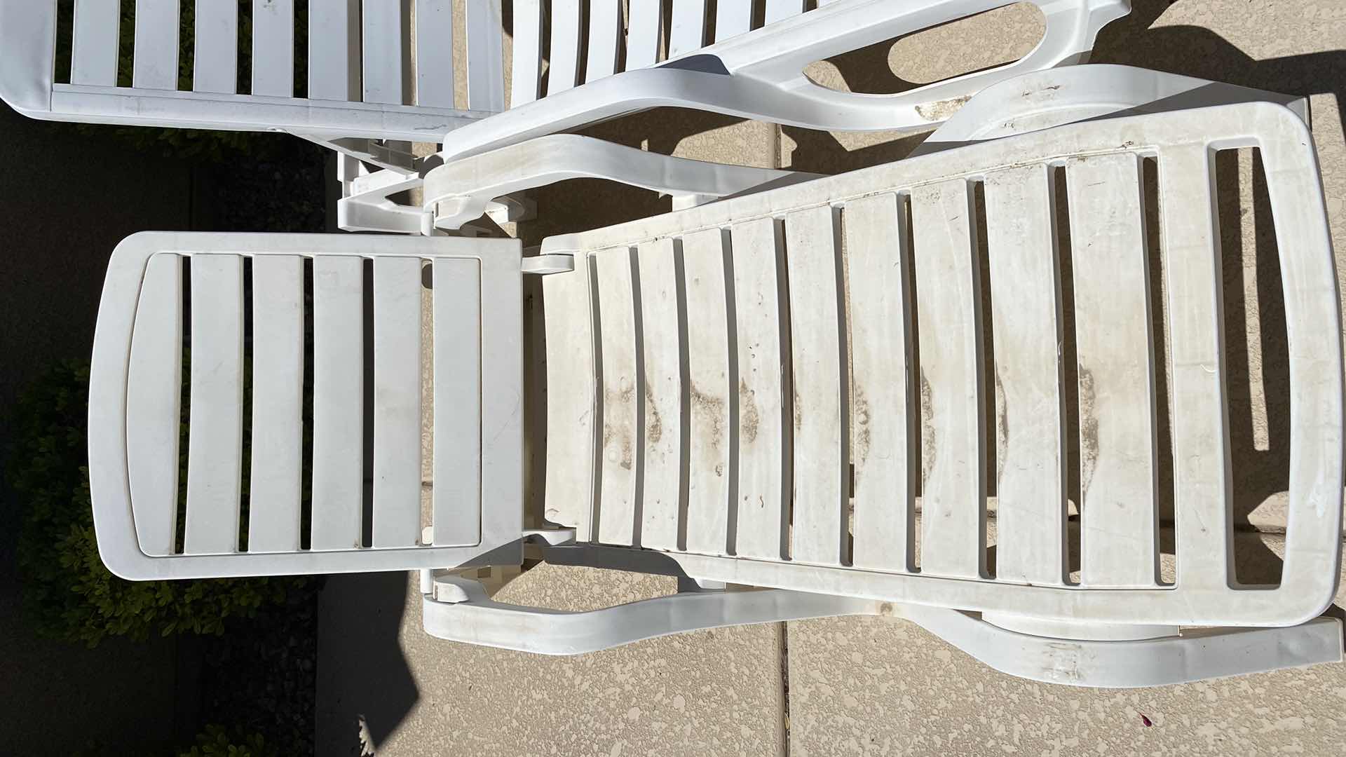 Photo 1 of 3 RESIN CHAISE LOUNGES