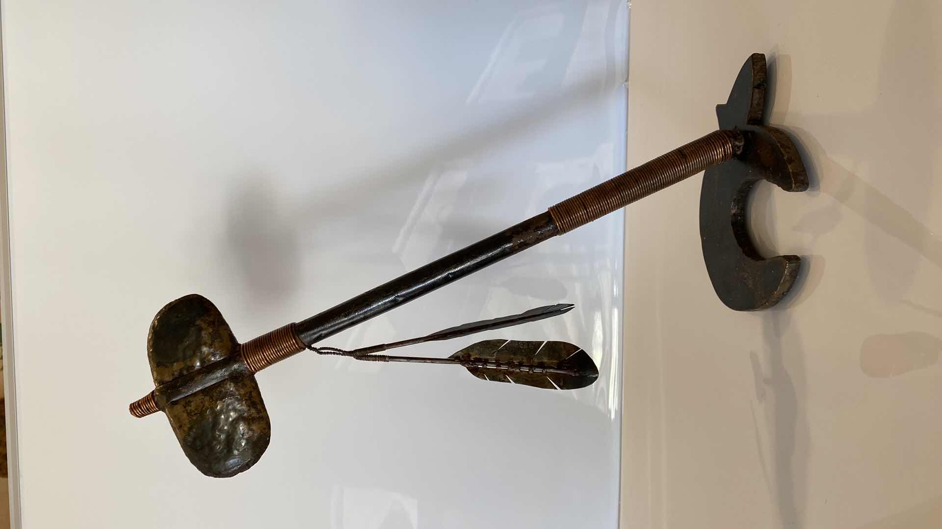 Photo 1 of HANDCRAFTED UNIQUE METAL TOMAHAWK 22”