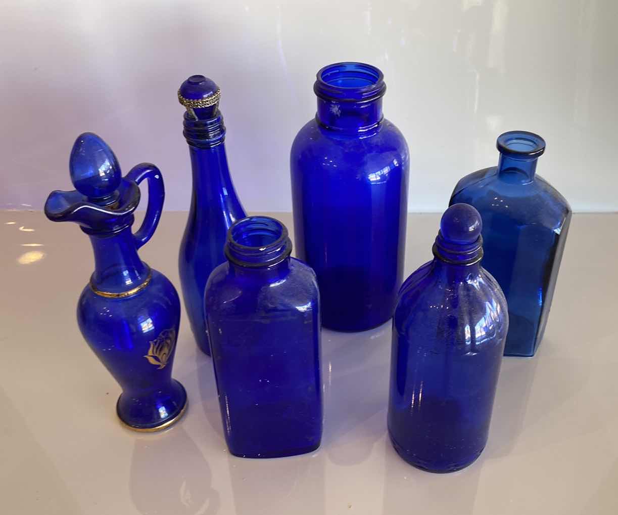 Photo 1 of BLUE GLASS ASSORTMENT