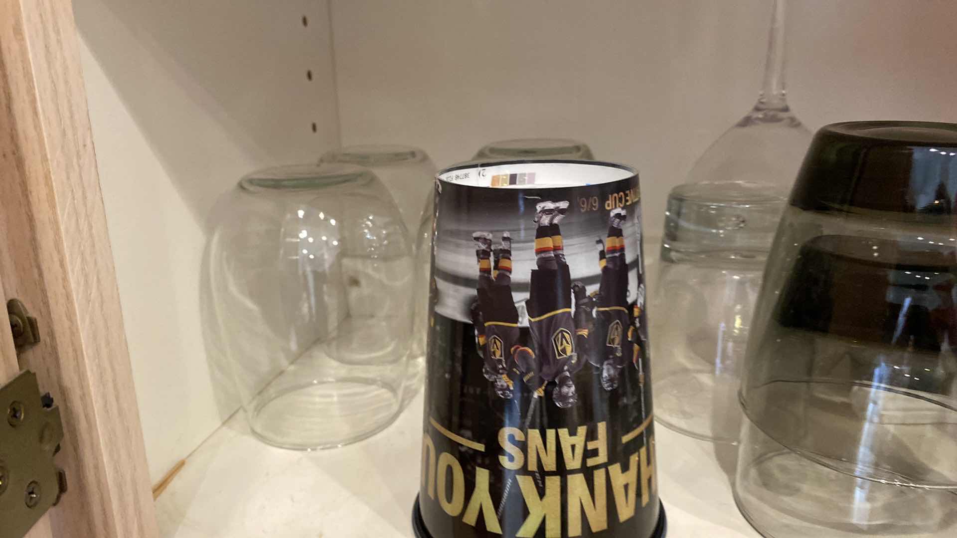 Photo 6 of CONTENTS OF KITCHEN CABINET GLASSWARE