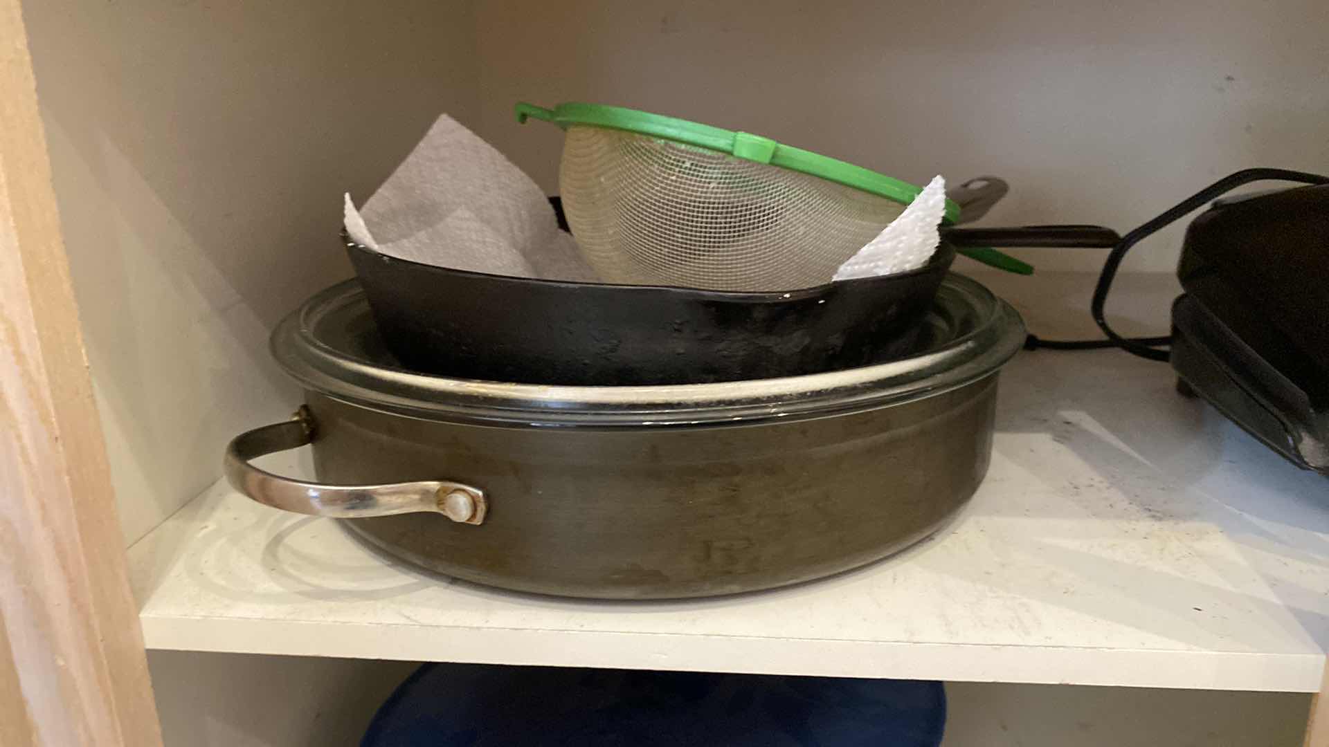 Photo 1 of CONTENTS OF KITCHEN CABINET PANS RICE COOKER AND MORE