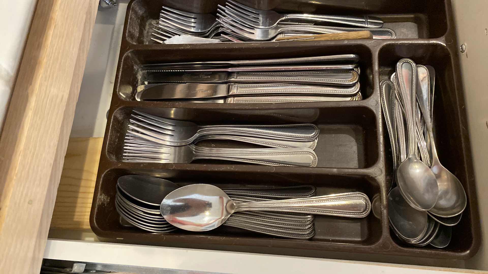 Photo 1 of CONTENTS OF KITCHEN DRAWER SILVERWARE