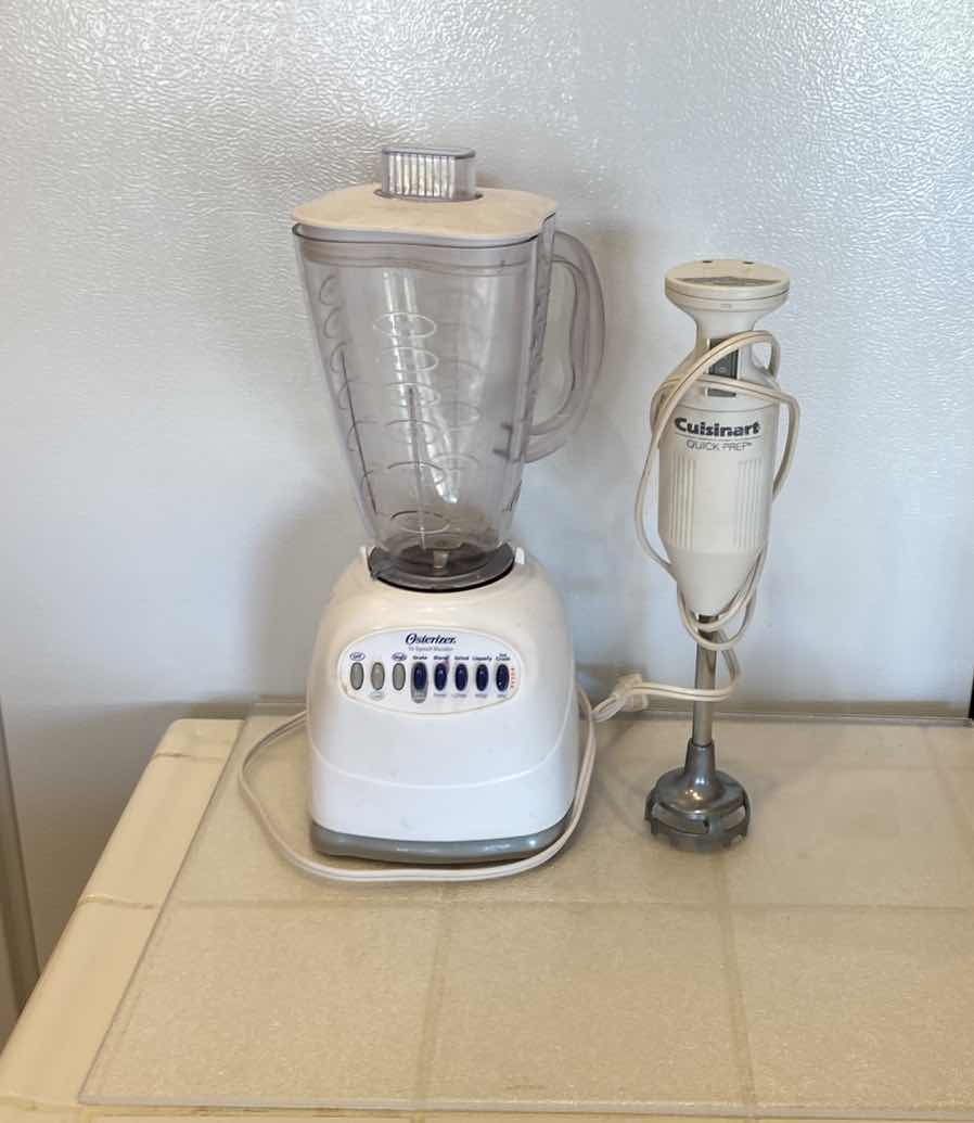 Photo 1 of OSTERIZER BLENDER CUTTING BOARD AND CUISINART QUICK PREP