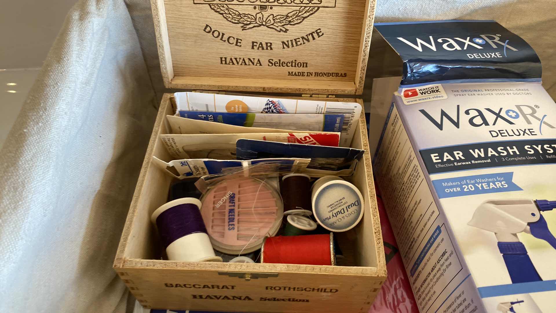 Photo 3 of BASKET WITH BLOOD PRESSURE MONITOR EAR WASH SYSTEM AND MORE