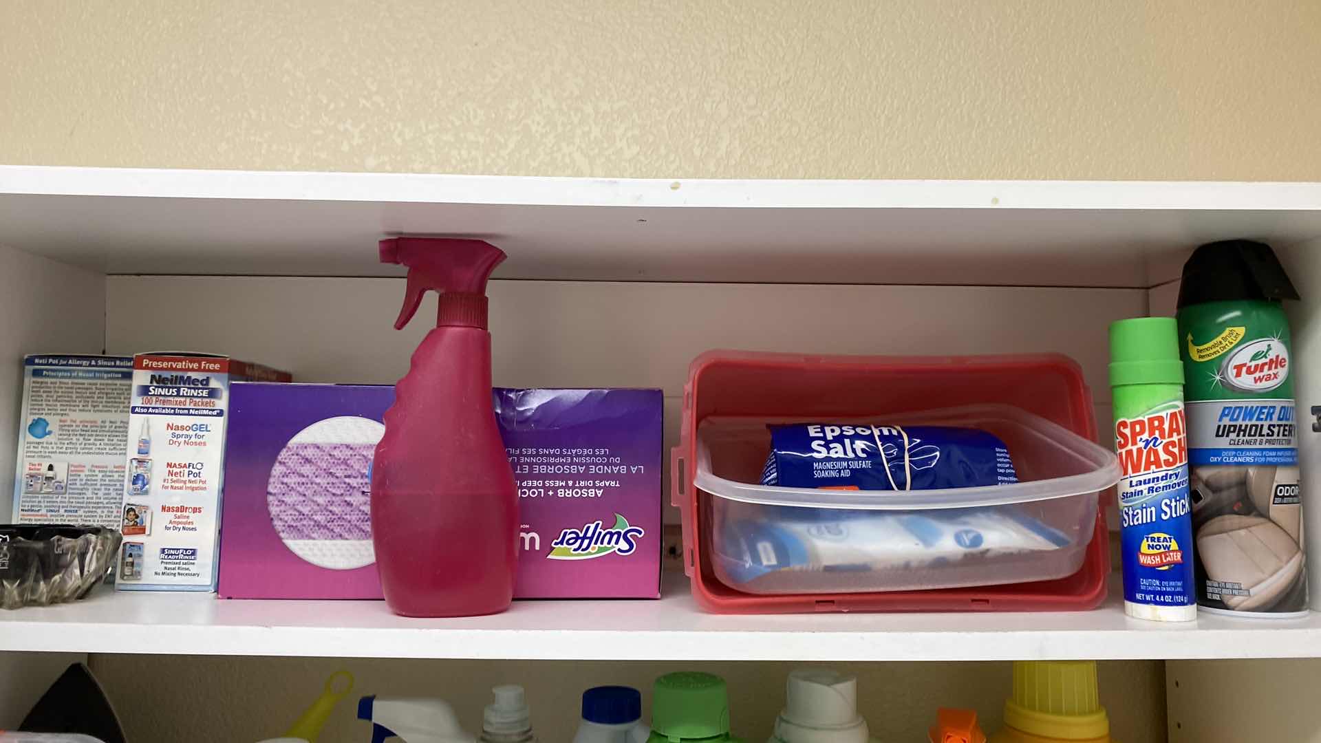 Photo 1 of CONTENTS OF LAUNDRY ROOM CABINET