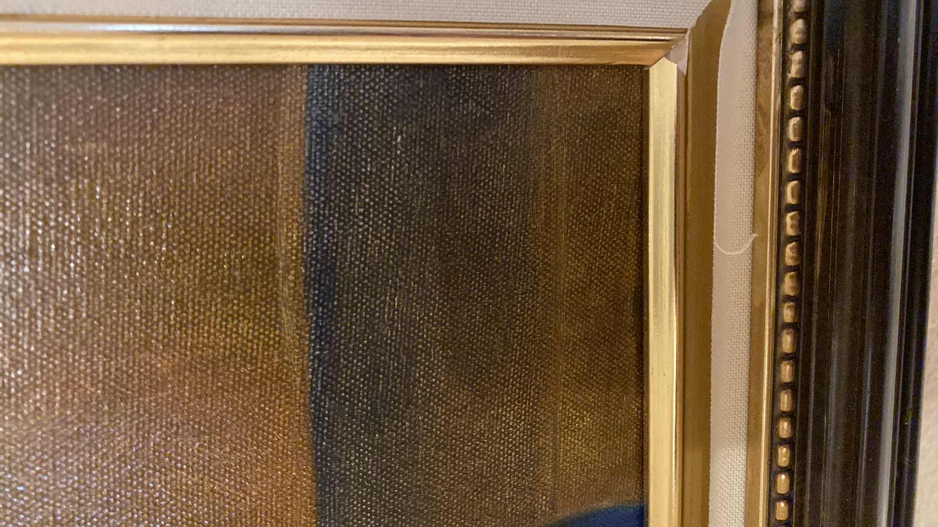 Photo 3 of FRAMED ORIGINAL WOMAN ON CANVAS 16” x 19”