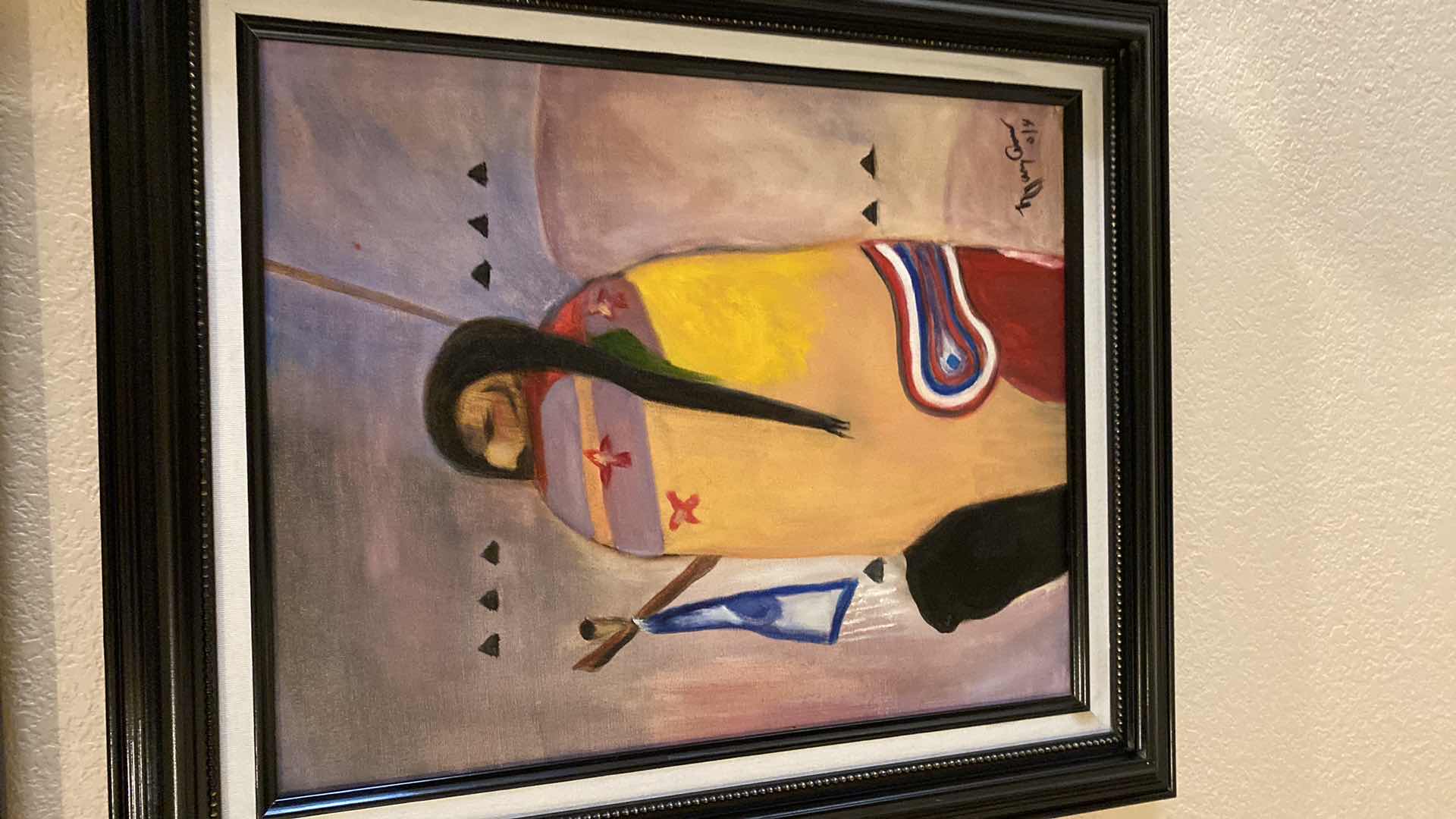 Photo 1 of FRAMED SOUTHWEST ORIGINAL ARTWORK ON CANVAS 21 1/2” x 25 1/2”