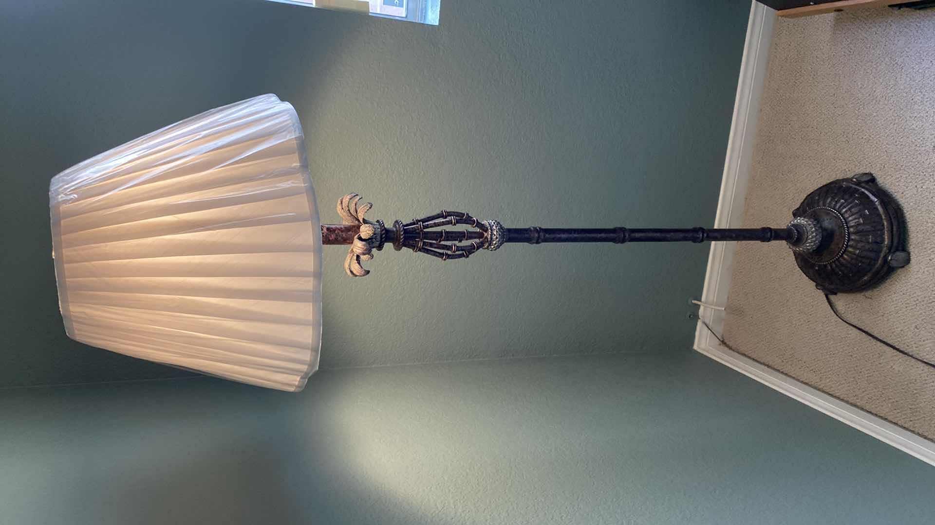 Photo 1 of HEAVY TROPICAL STYLE FLOOR LAMP 60”