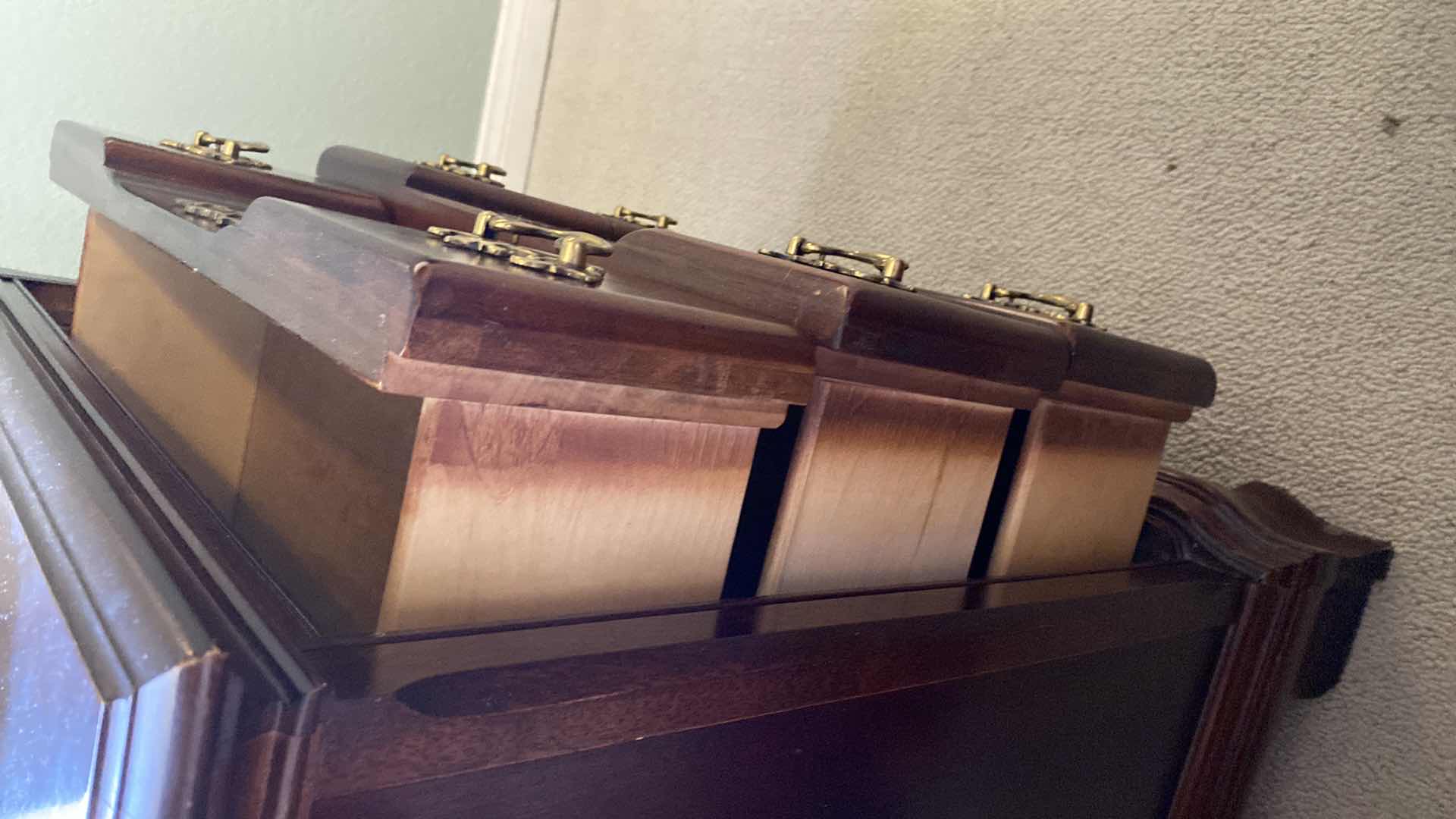 Photo 4 of CHERRY 3 DRAWER NIGHTSTAND 27” x 17 H 29 1/2”