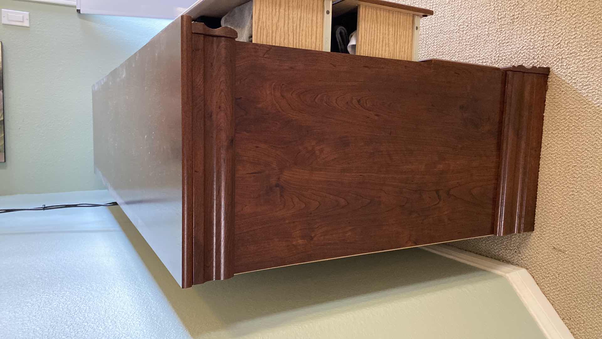 Photo 1 of CHERRY 6 DRAWER DRESSER 62“ x 16“ H 33 1/2”