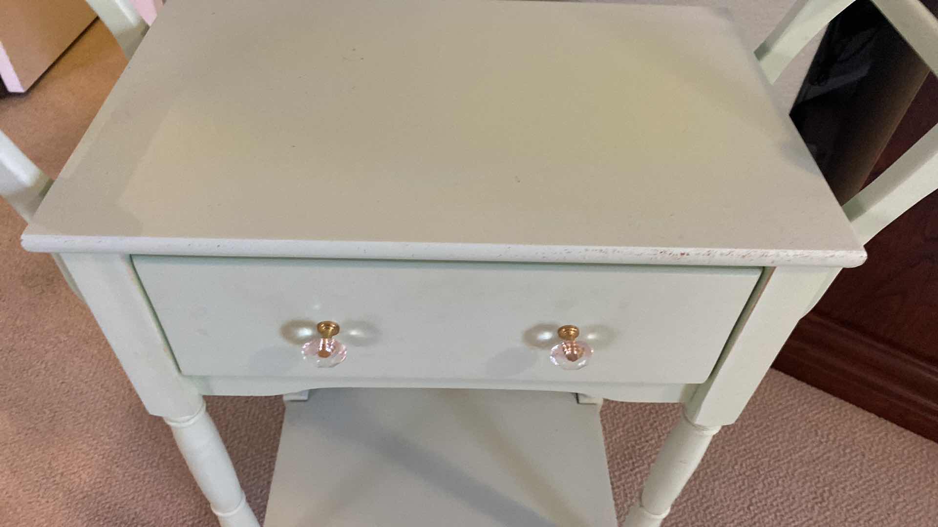 Photo 3 of 1 DRAWER TABLE 21“ x 10” H 28”