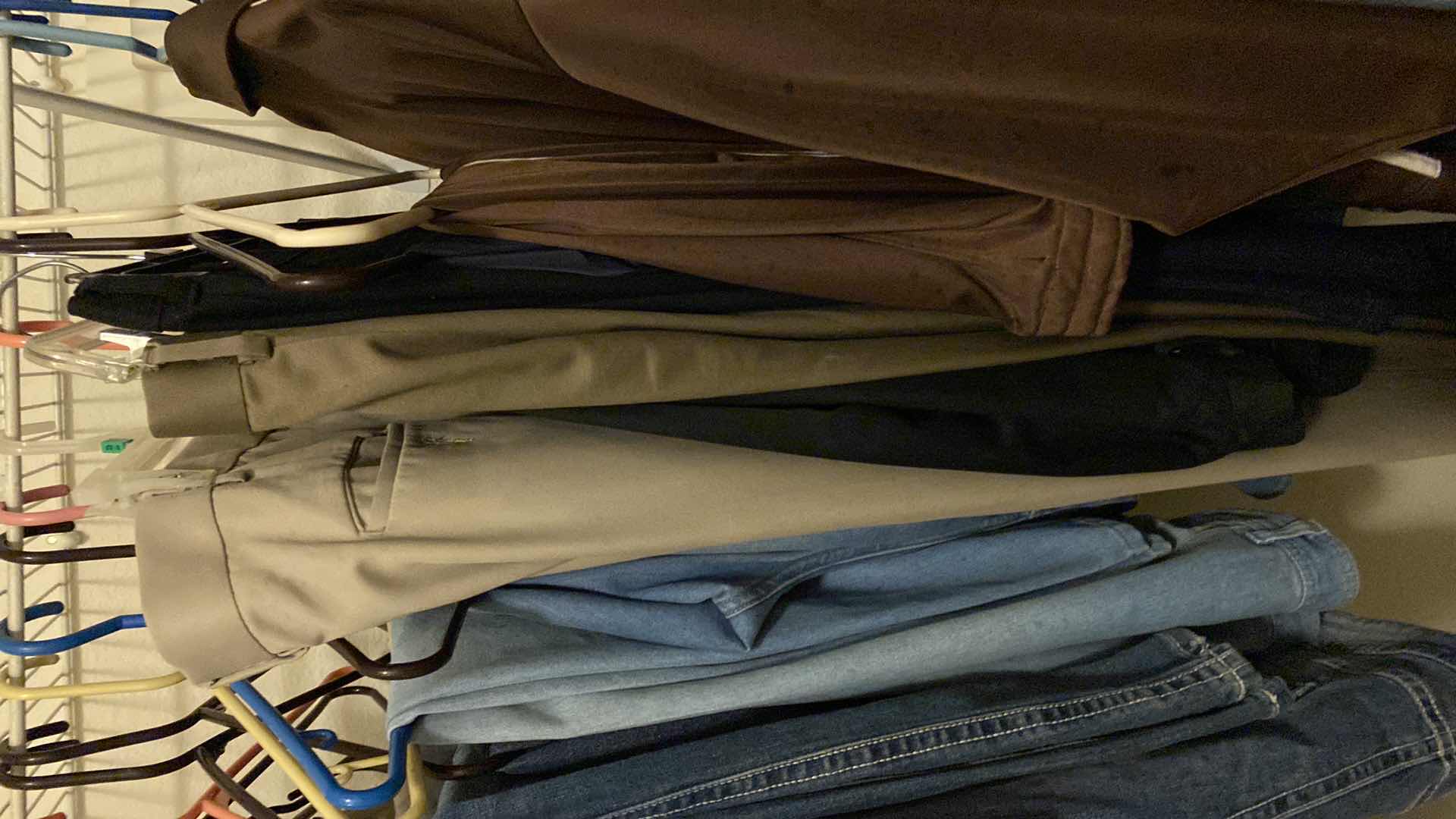 Photo 1 of MENS SHIRTS SIZE 2XL AND PANTS SIZE 40x 33 and 42 x 32