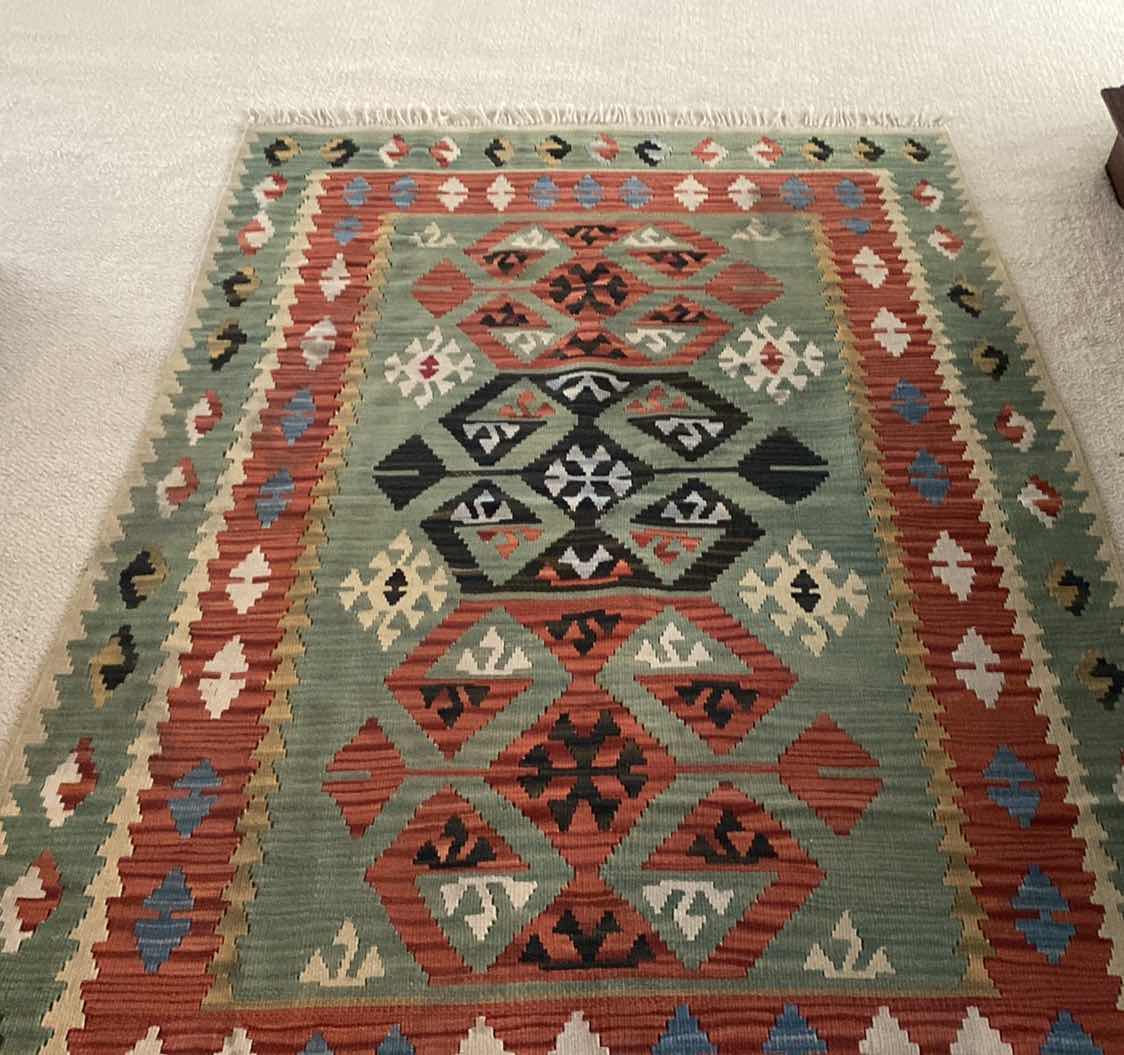 Photo 1 of HAND WOVEN SOUTHWESTERN AREA RUG 44” x 69”