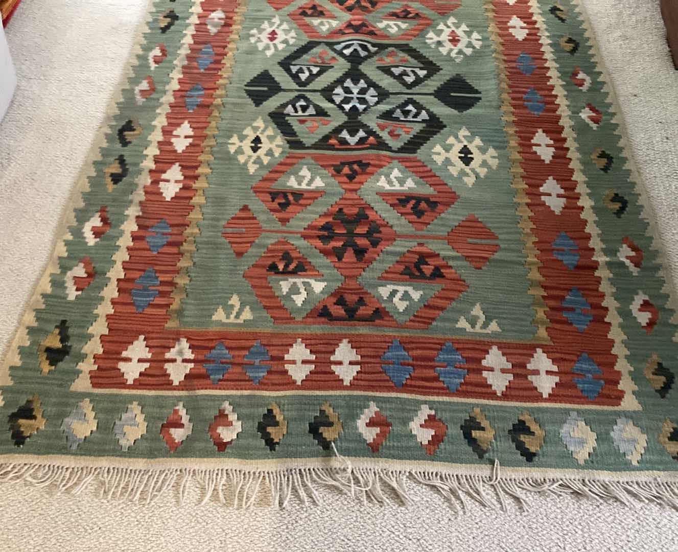 Photo 1 of HAND WOVEN SOUTHWESTERN AREA RUG 44” x 69”