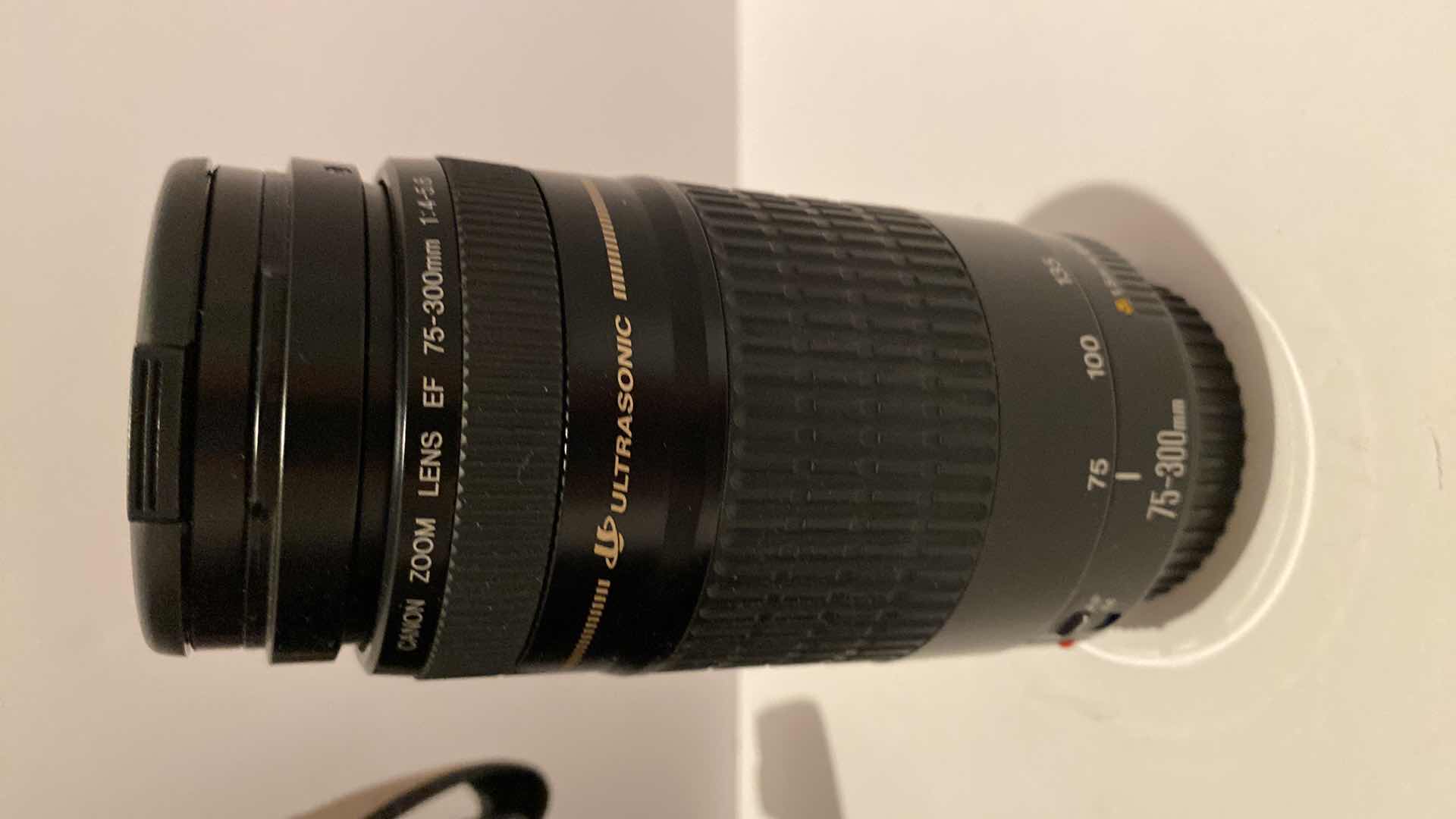 Photo 1 of CANON EOS REBEL WITH FLASH, 75-300 LENS AND BAG