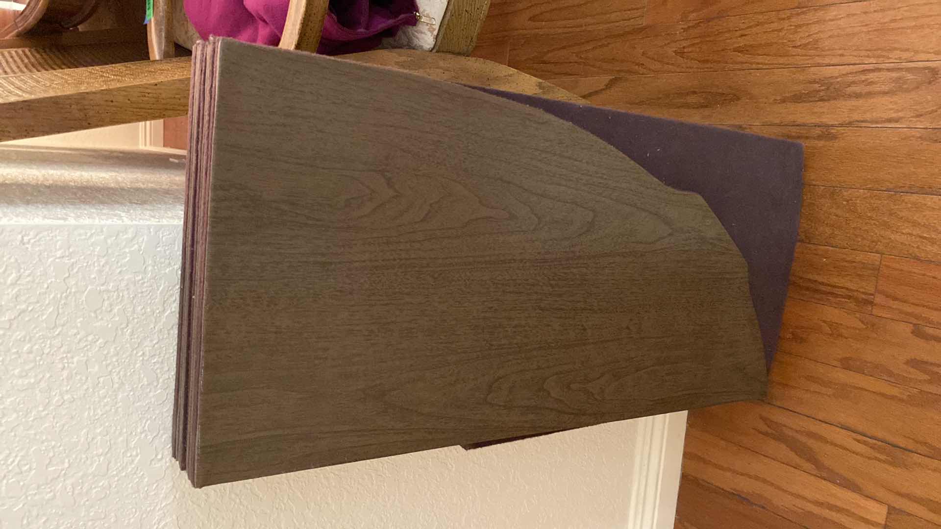 Photo 1 of OAK DINING TABLE WITH 6 CANE BACK CHAIRS MEASUREMENT INCLUDES 18” LEAF 80” x 42” H 30” INCLUDES TABLE PADS